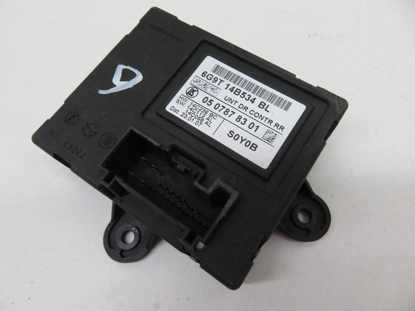 FORD GALAXY MK3 OSR RIGHT REAR DOOR MODULE 6G9T-14B534-BL 2006-2014 1556-6