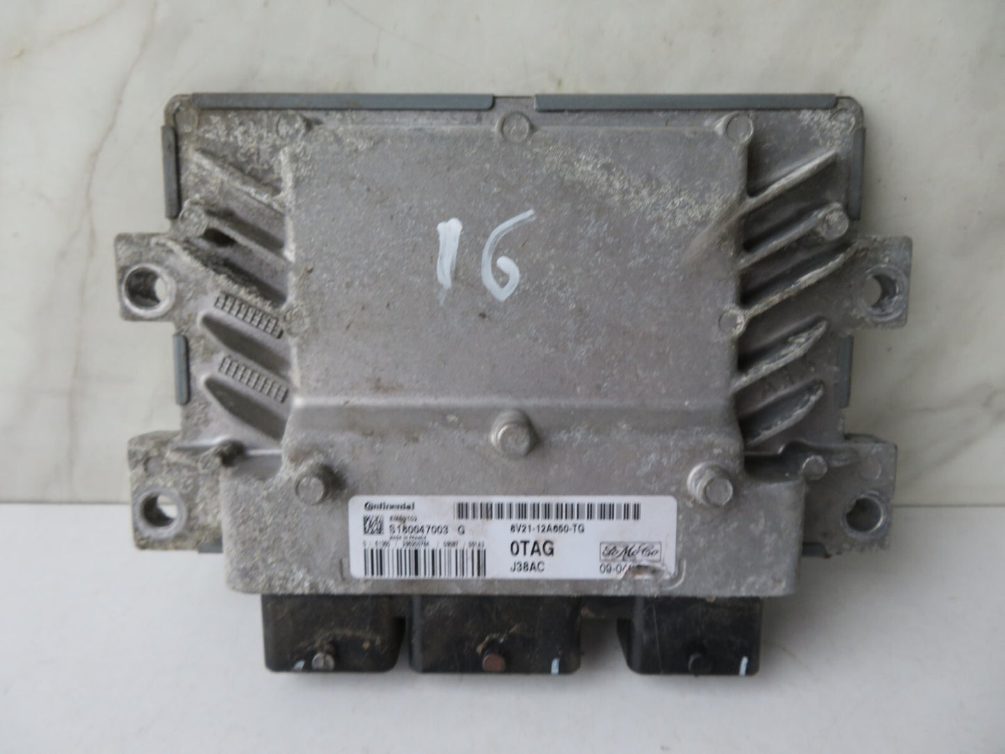 FORD FIESTA MK7 1.4 ENGINE ECU 8V21-12A650-TG 2009-2012 AMS1209-16