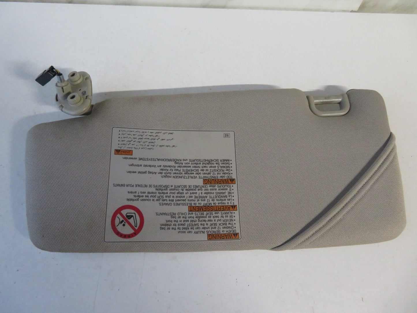 SUBARU LEGACY ESTATE OS DRIVER SUN VISOR 2003-2009 AMS1559-2