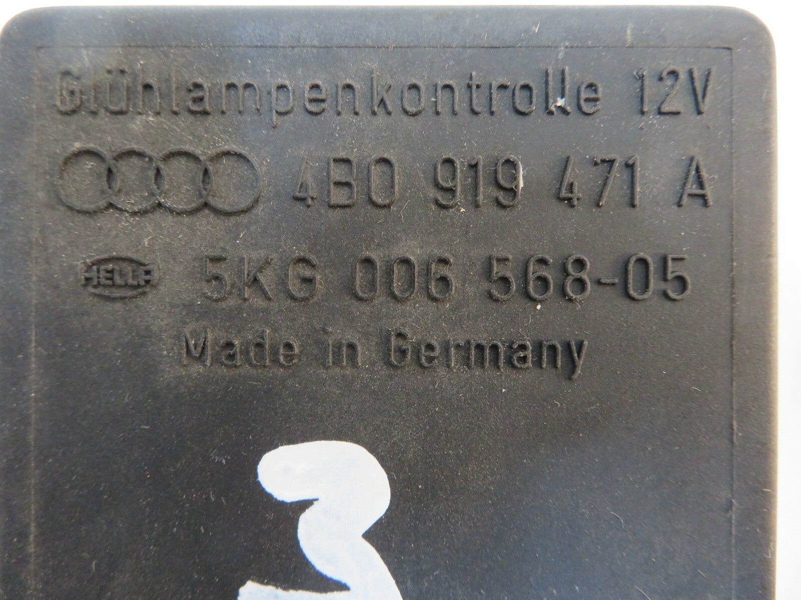 AUDI A6 C5 ALL ROAD HEADLIGHT RELAY 4B0919471A 1998-2003 REFB5-3