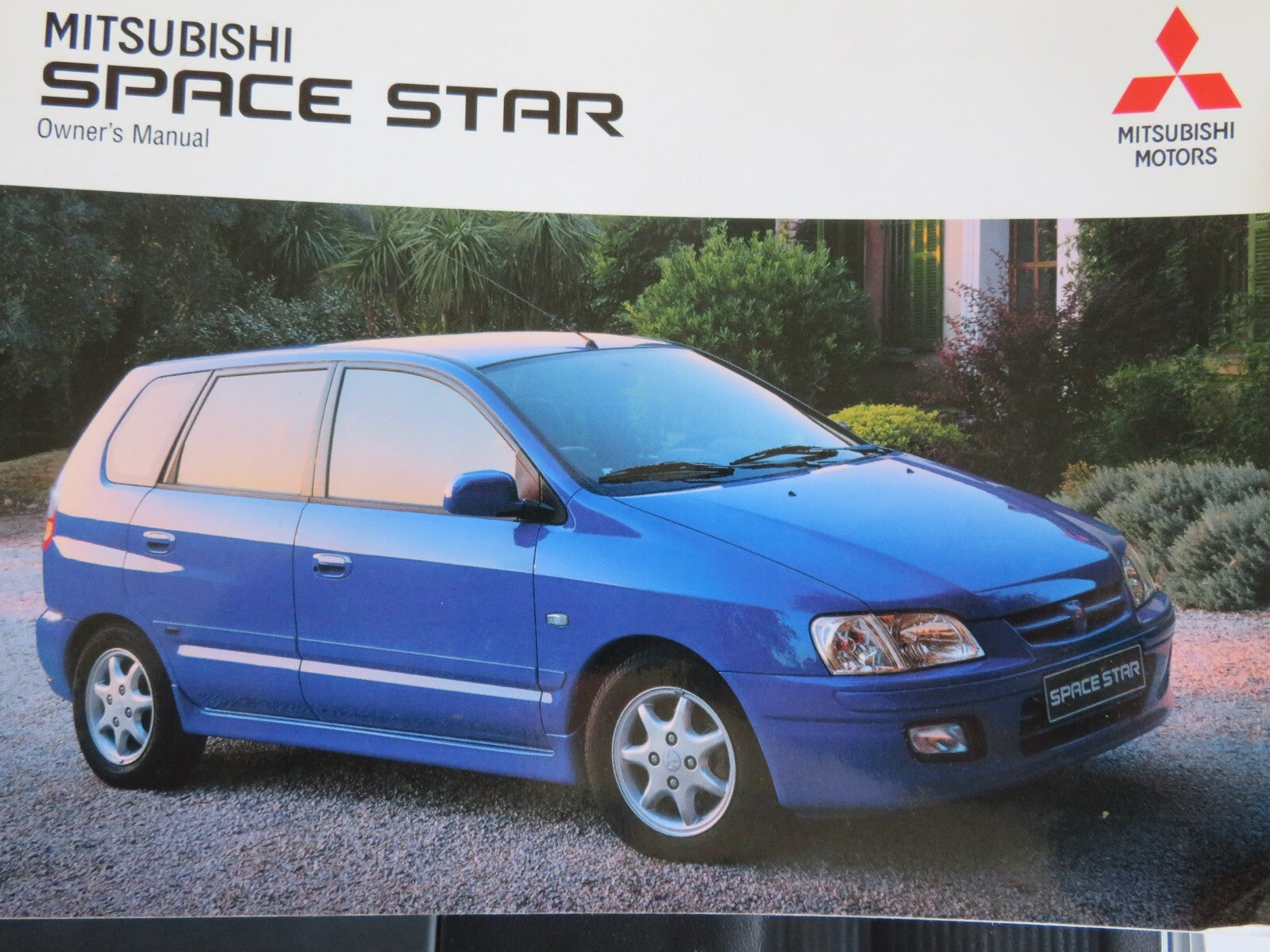 MITSUBISHI SPACE STAR OWNERS MANUAL WITH FOLDER 1998-2002 HM2-10