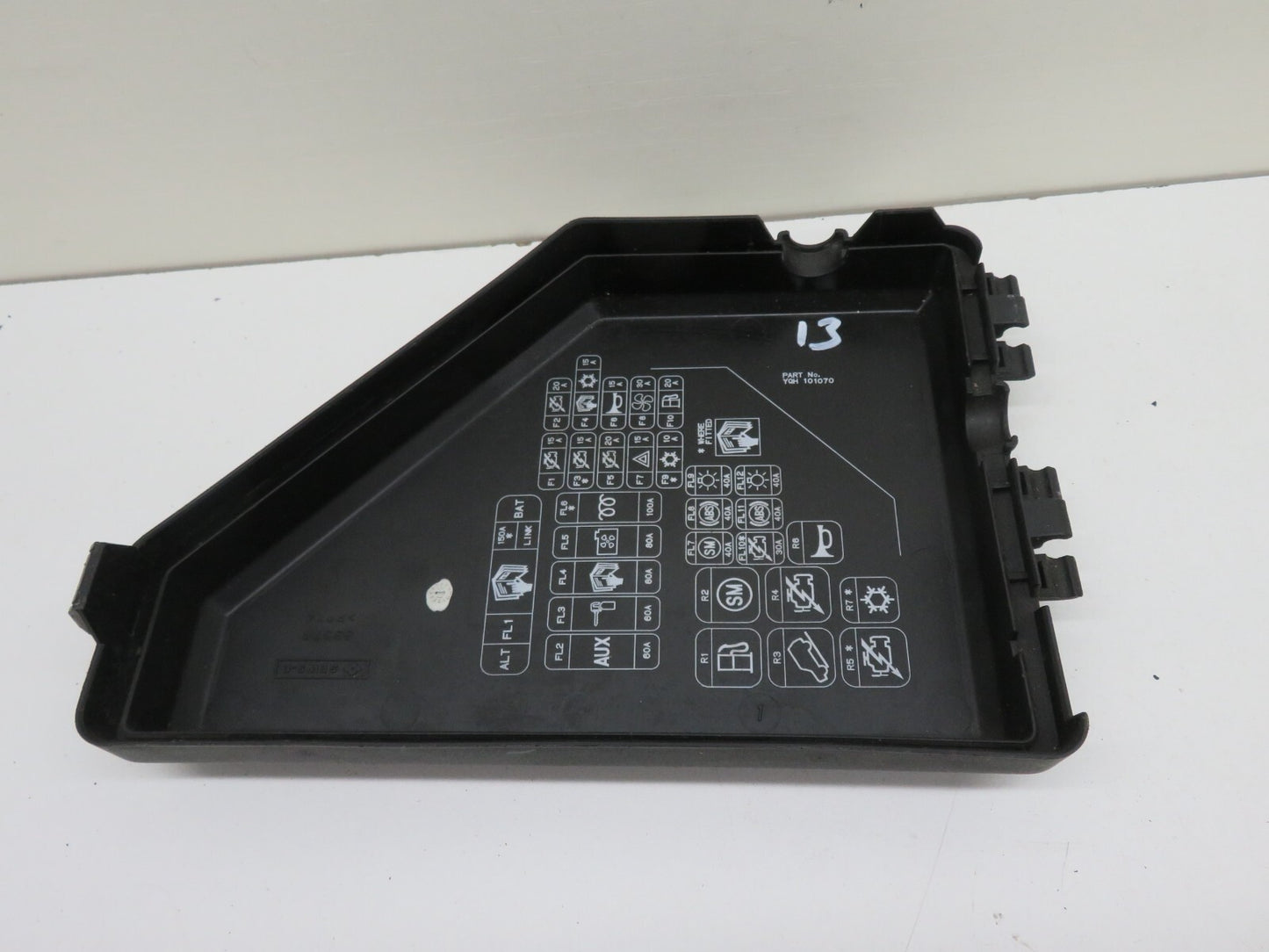 LAND ROVER FREELANDER 1 ENGINE BAY FUSE BOX COVER YQH101070 1998-2004 1310-13