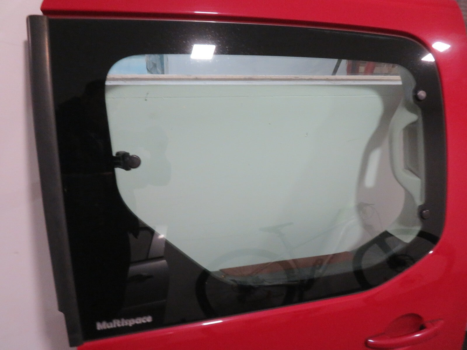 CITROEN BERLINGO OS DRIVER REAR SLIDING DOOR RED MULTISPACE 2008-2018