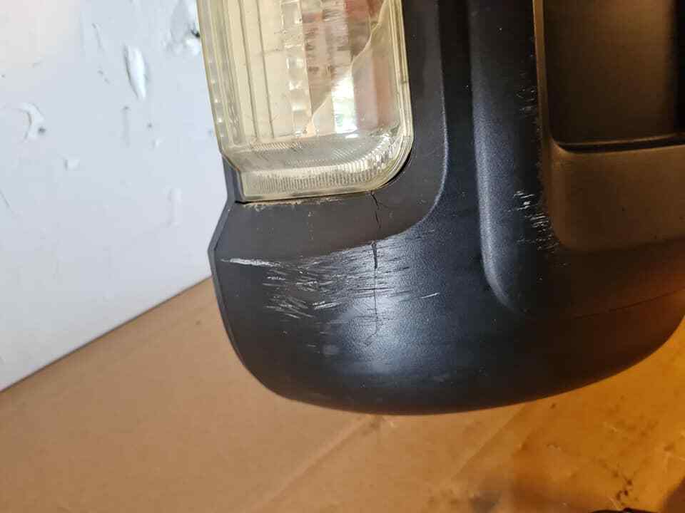 CITROEN RELAY OS DOOR WING MIRROR 2007-2011 A55 (SEE PHOTOS, DAMAGE)