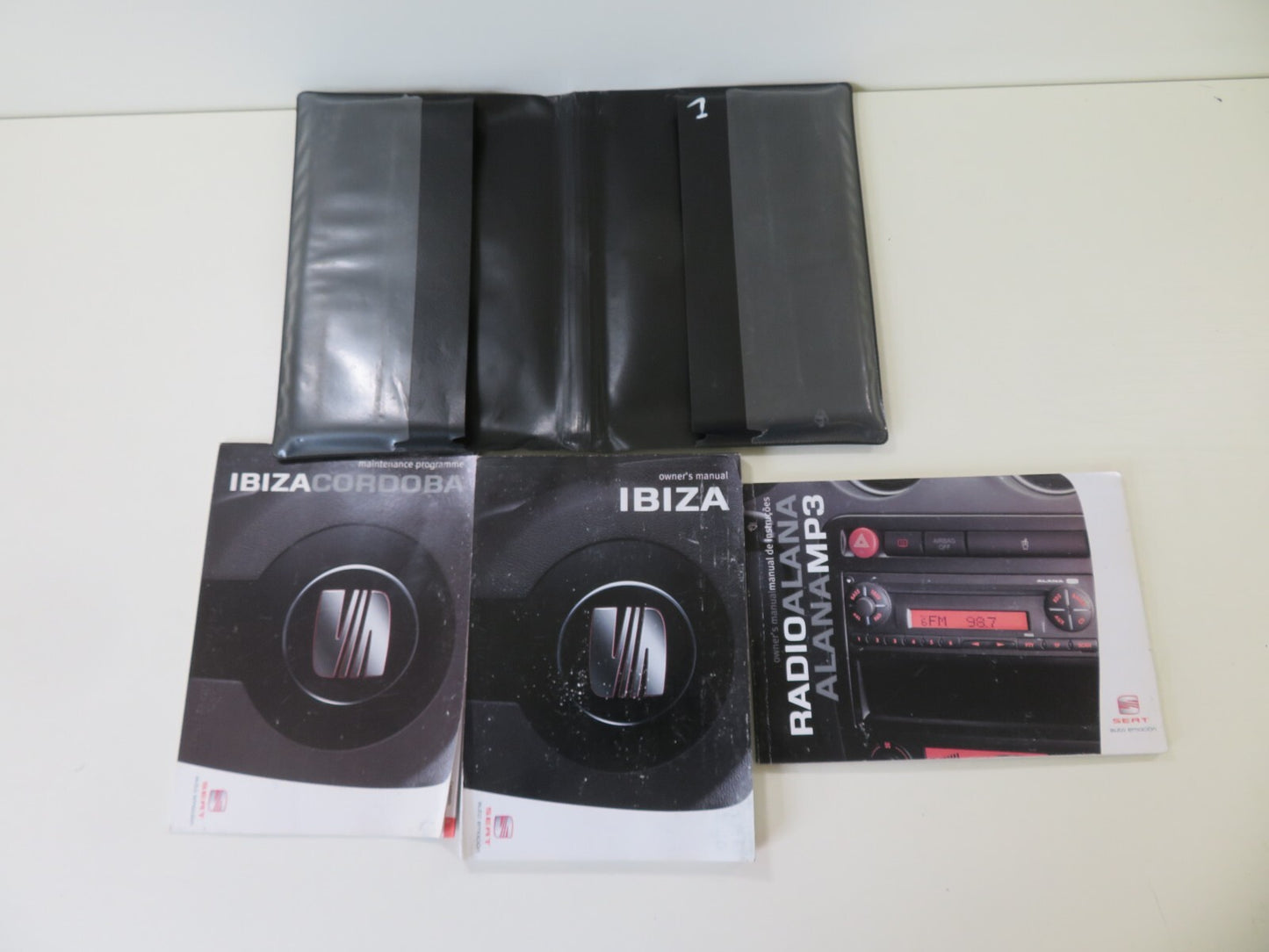 SEAT IBIZA MK3 6L OWNERS MANUAL WITH FOLDER 2002-2008 2018-1