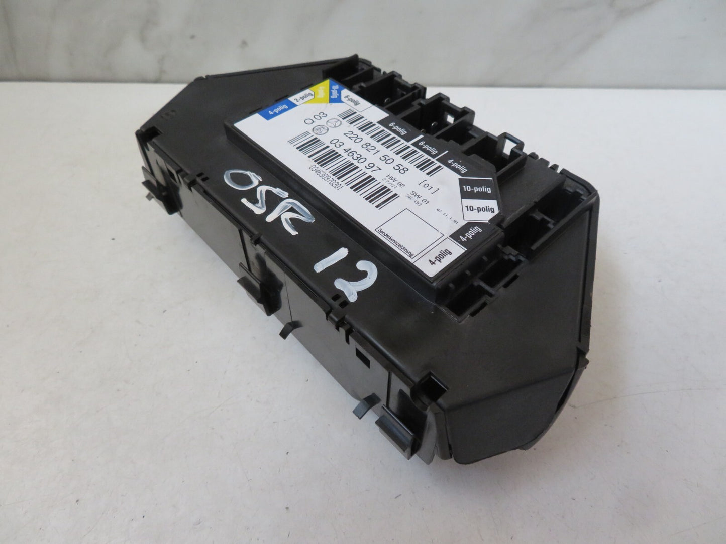 MERCEDES S CLASS W220 OSR SEAT CONTROL MODULE 2208215058 1998-2005 A1415-12