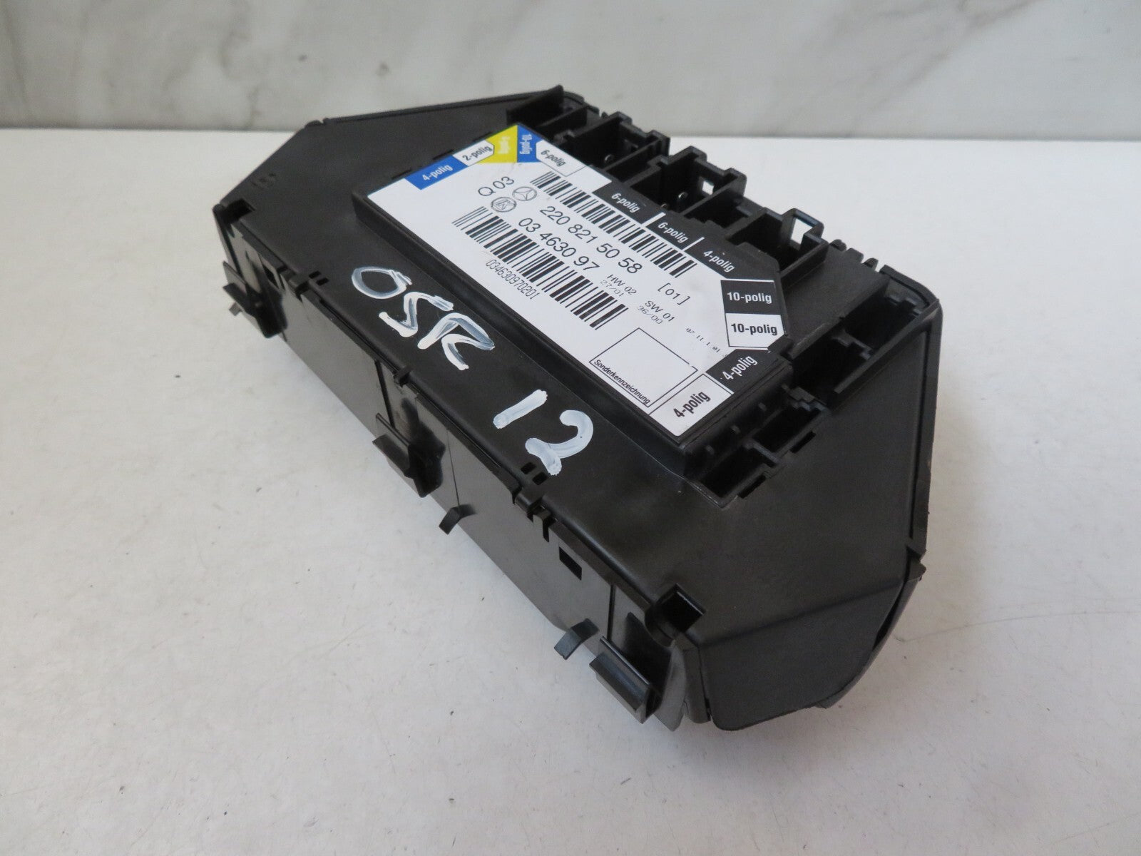 MERCEDES S CLASS W220 OSR SEAT CONTROL MODULE 2208215058 1998-2005 A1415-12