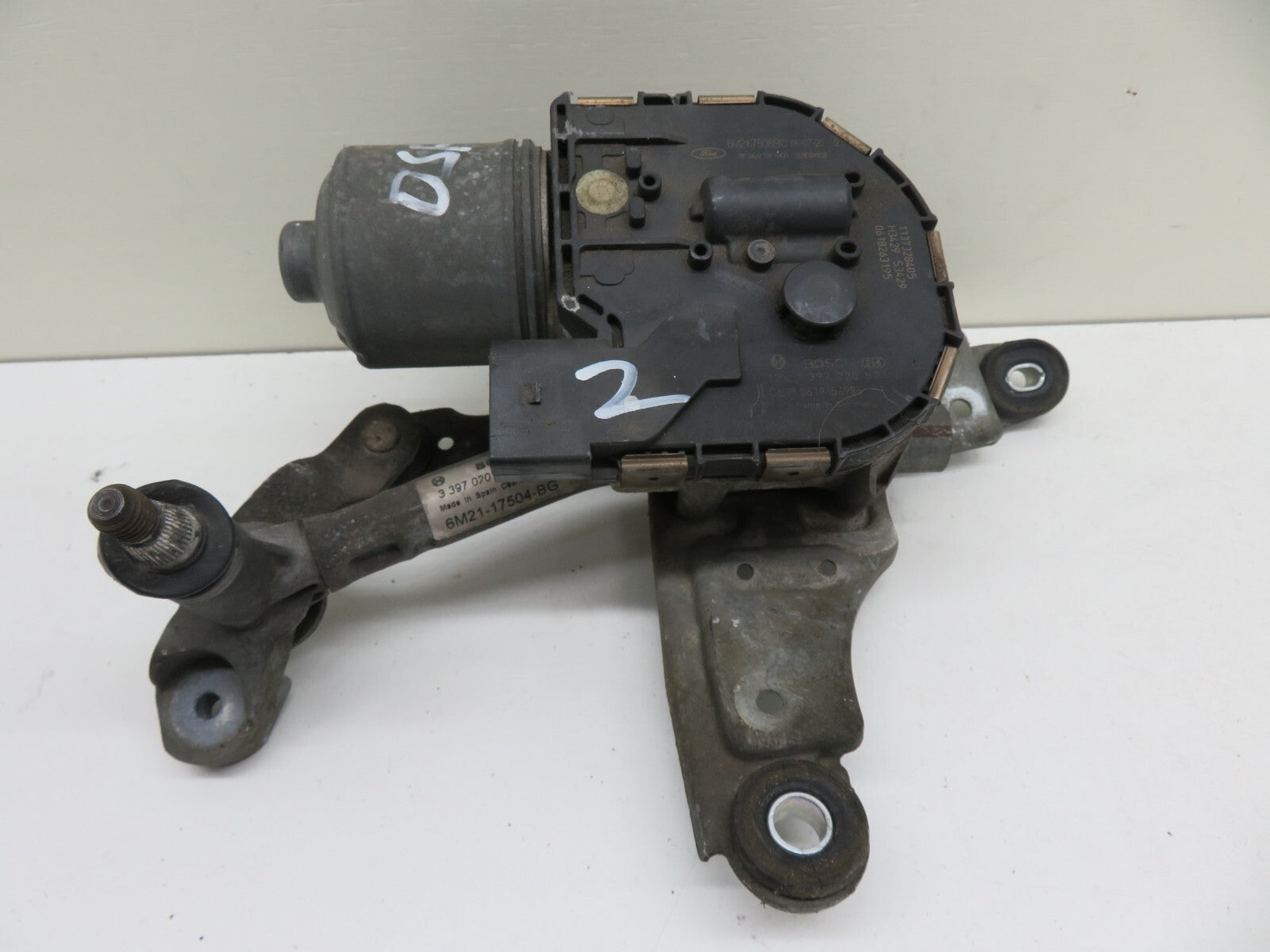 FORD SMAX OSF DRIVER FRONT WIPER MOTOR 6M21-17504-BG 2006-2010 #1437-2