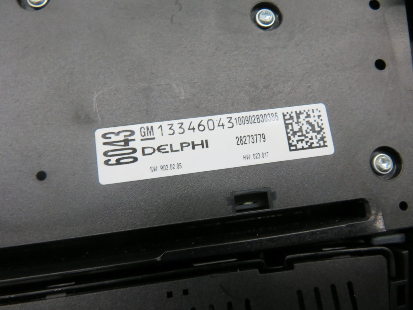 VAUXHALL MERIVA HEATER CLIMATE 13346092 RADIO CONTROL 13346043 2003-2010 1511-5