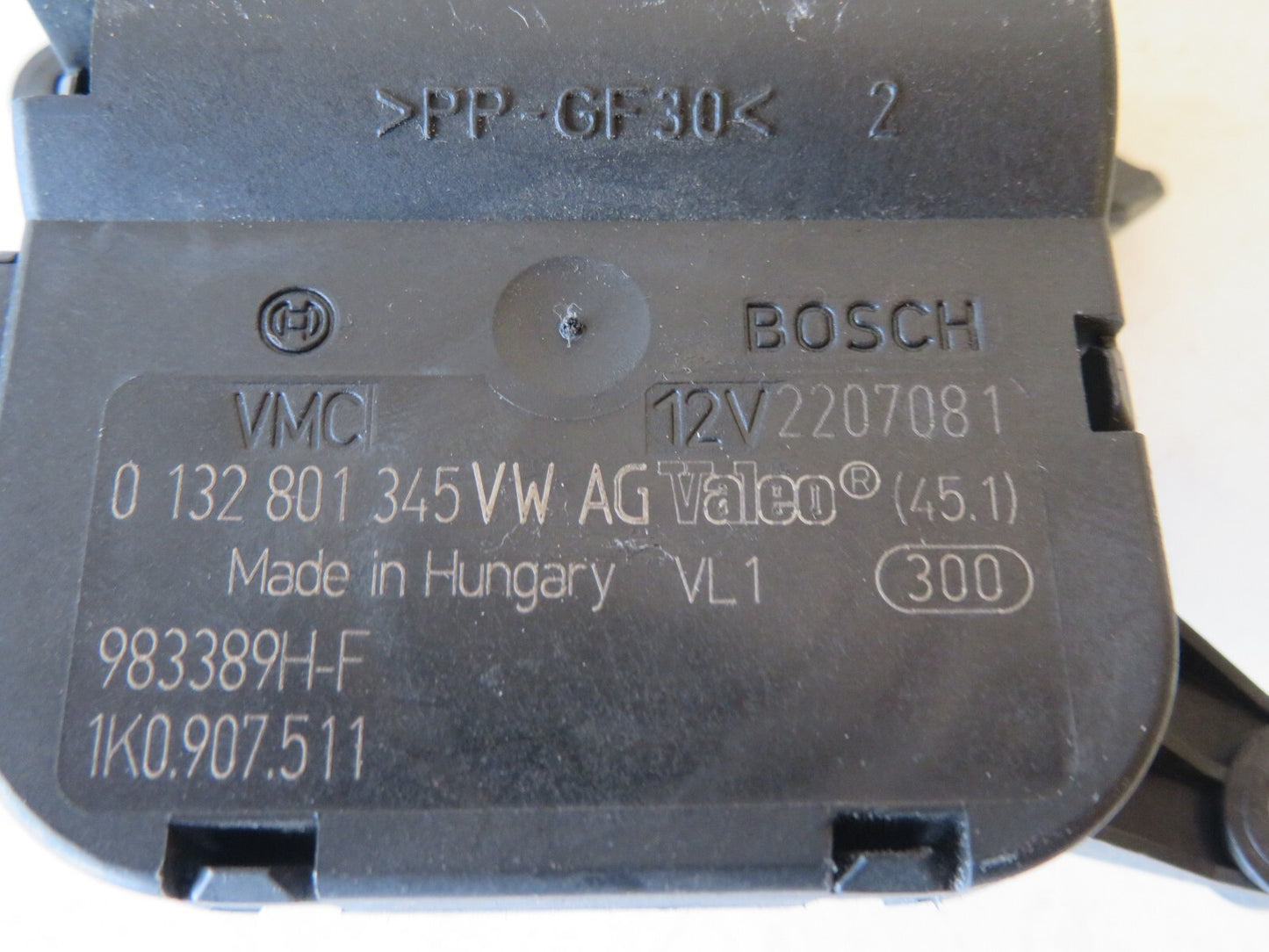 VOLKSWAGEN VW TOURAN AIR HEATER FLAP MOTOR 1K0907511 (SEE PIC) 2003-2010 AMS1605