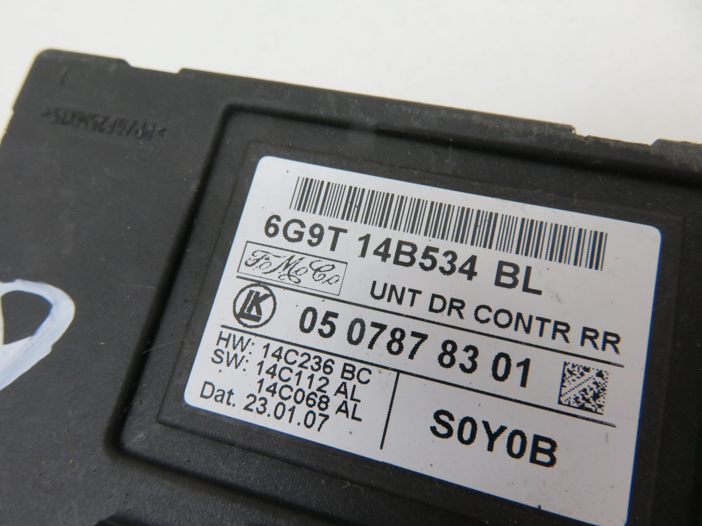 FORD GALAXY MK3 OSR RIGHT REAR DOOR MODULE 6G9T-14B534-BL 2006-2014 1556-6