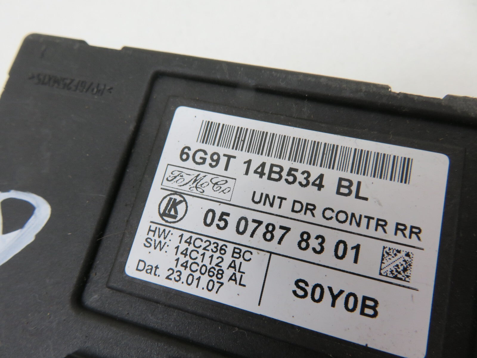 FORD GALAXY MK3 OSR RIGHT REAR DOOR MODULE 6G9T-14B534-BL 2006-2014 1556-6