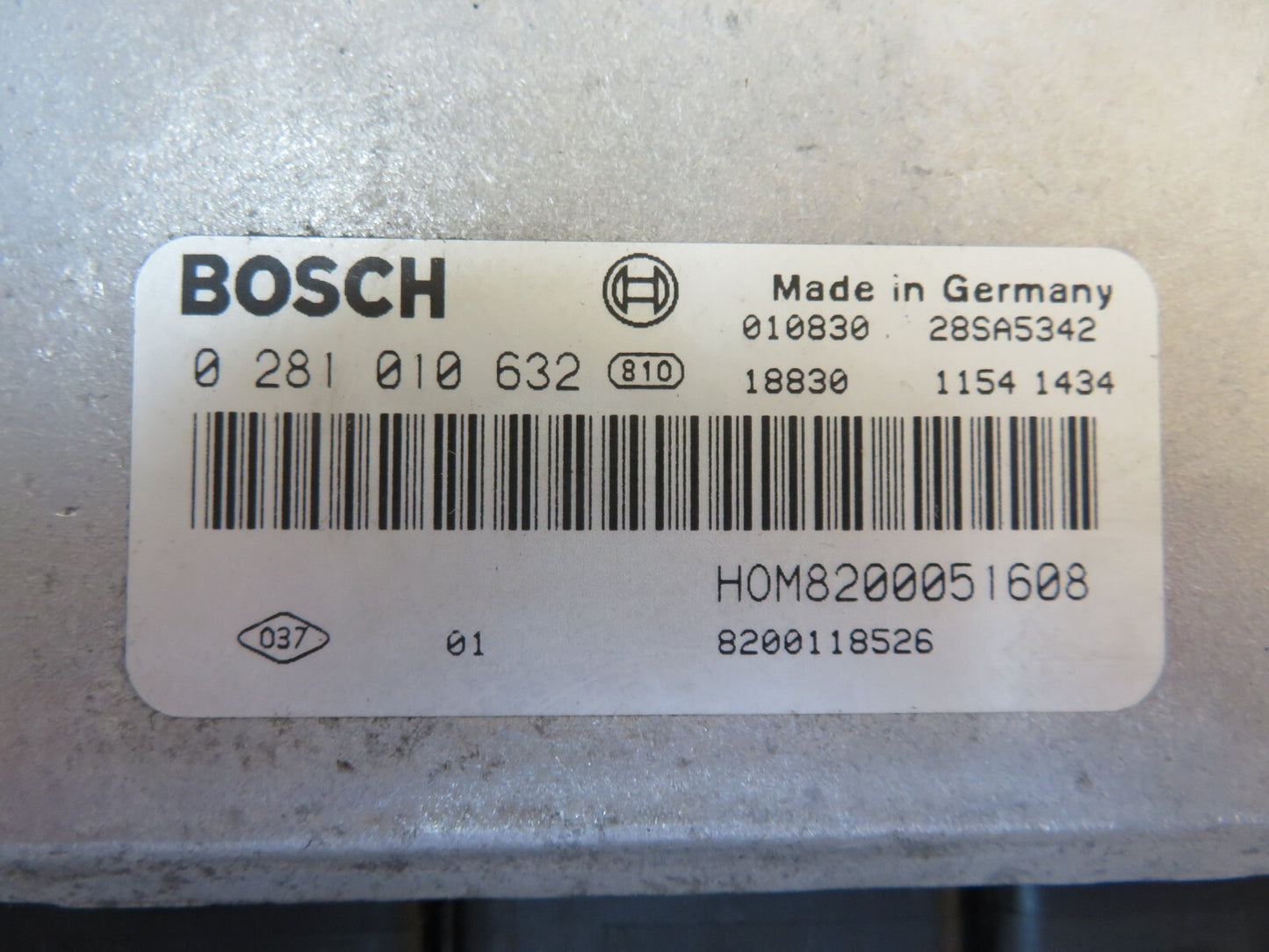 RENAULT TRAFFIC ENGINE ECU 0281010632 2001-2013 AS14