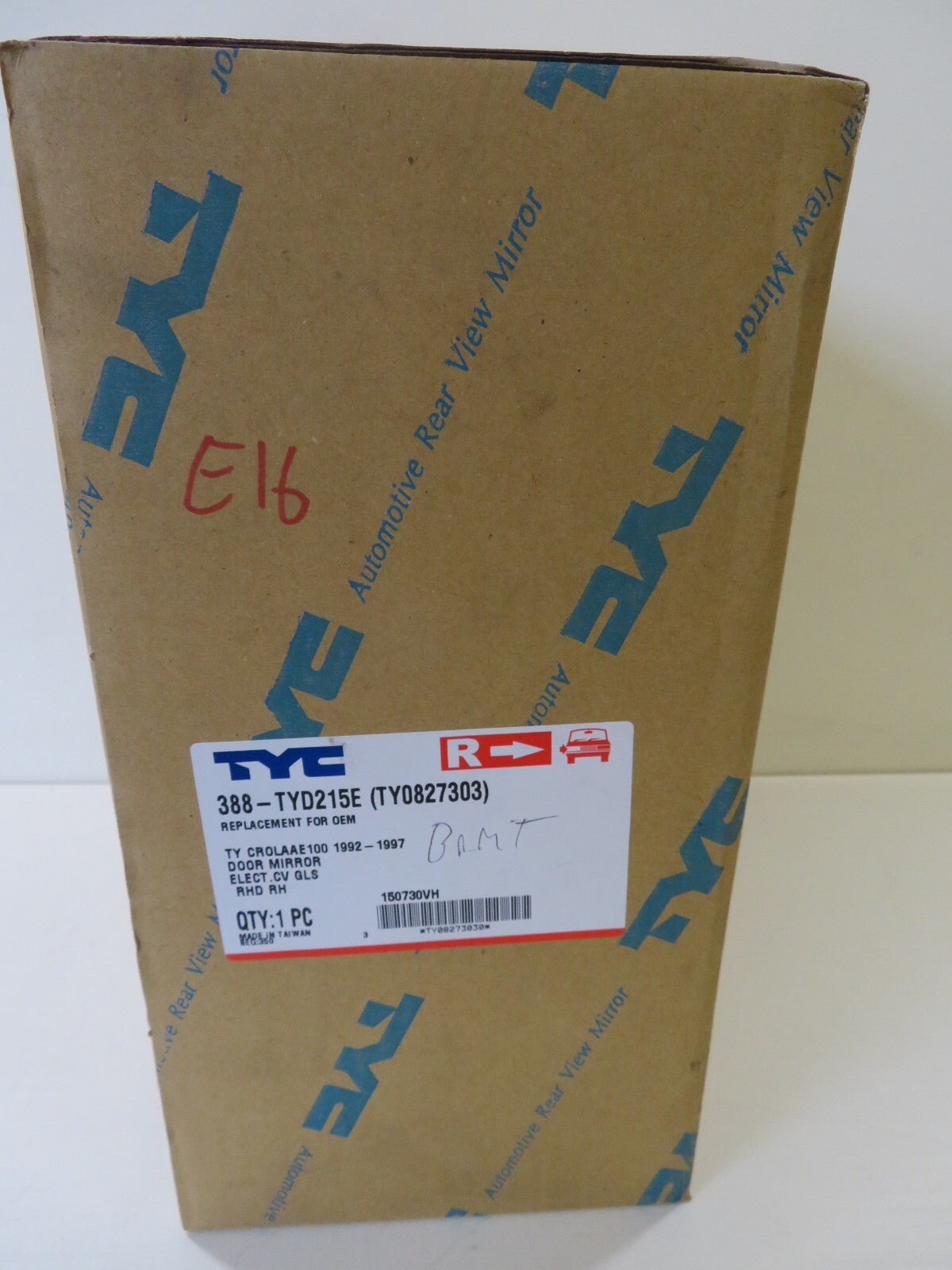 OS DRIVER RH DOOR WING MIRROR 388-TYD215E FOR TOYOTA COROLLA 1992-1997 BRMT