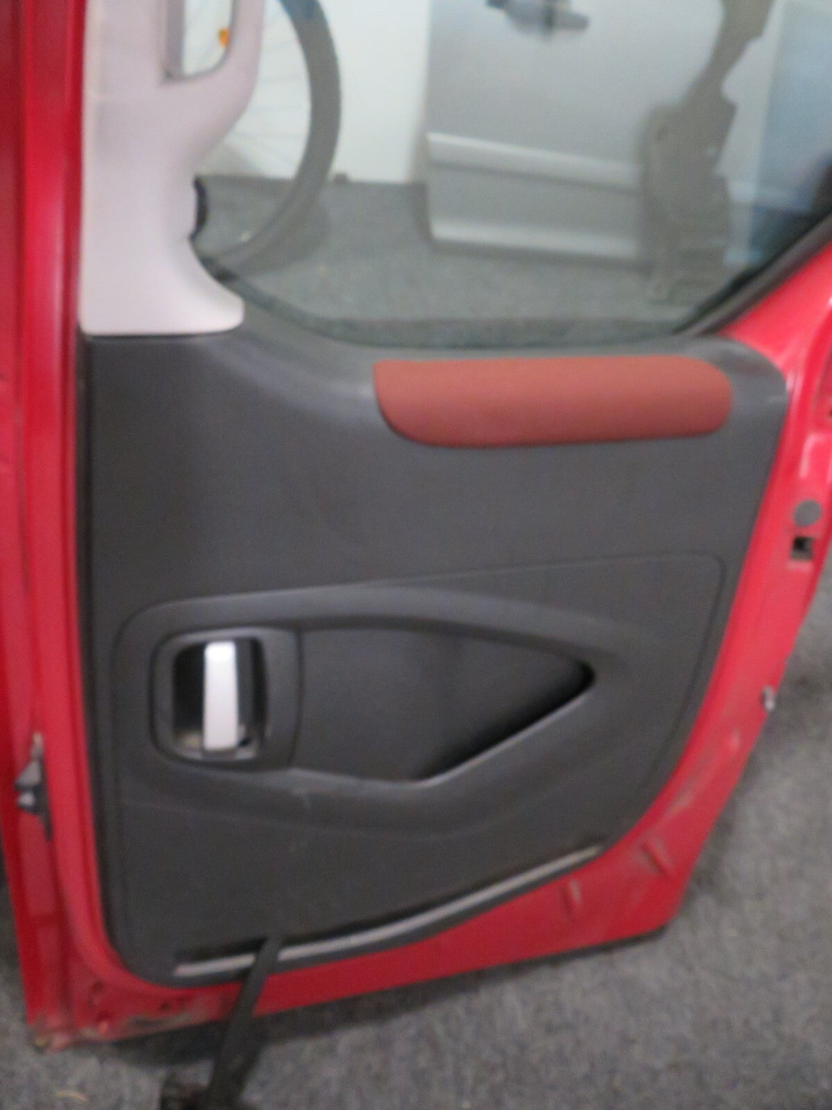 CITROEN BERLINGO OS DRIVER REAR SLIDING DOOR RED MULTISPACE 2008-2018