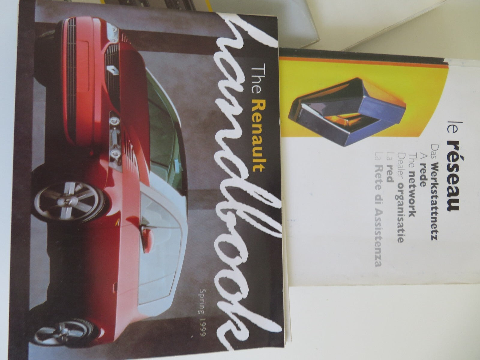 RENAULT CLIO OWNERS MANUAL WITH FOLDER 2002-2005 HM2-1