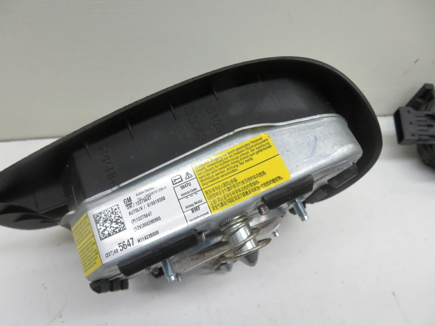 VAUXHALL INSIGNIA STEERING WHEEL AIR BAG 13275647 2008-2016 1437-2