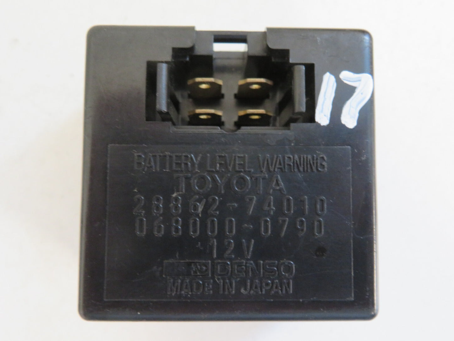 TOYOTA MR2 MK2 SW20 BATTERY LEVEL WARNING RELAY 28862-74010 AM1206-17