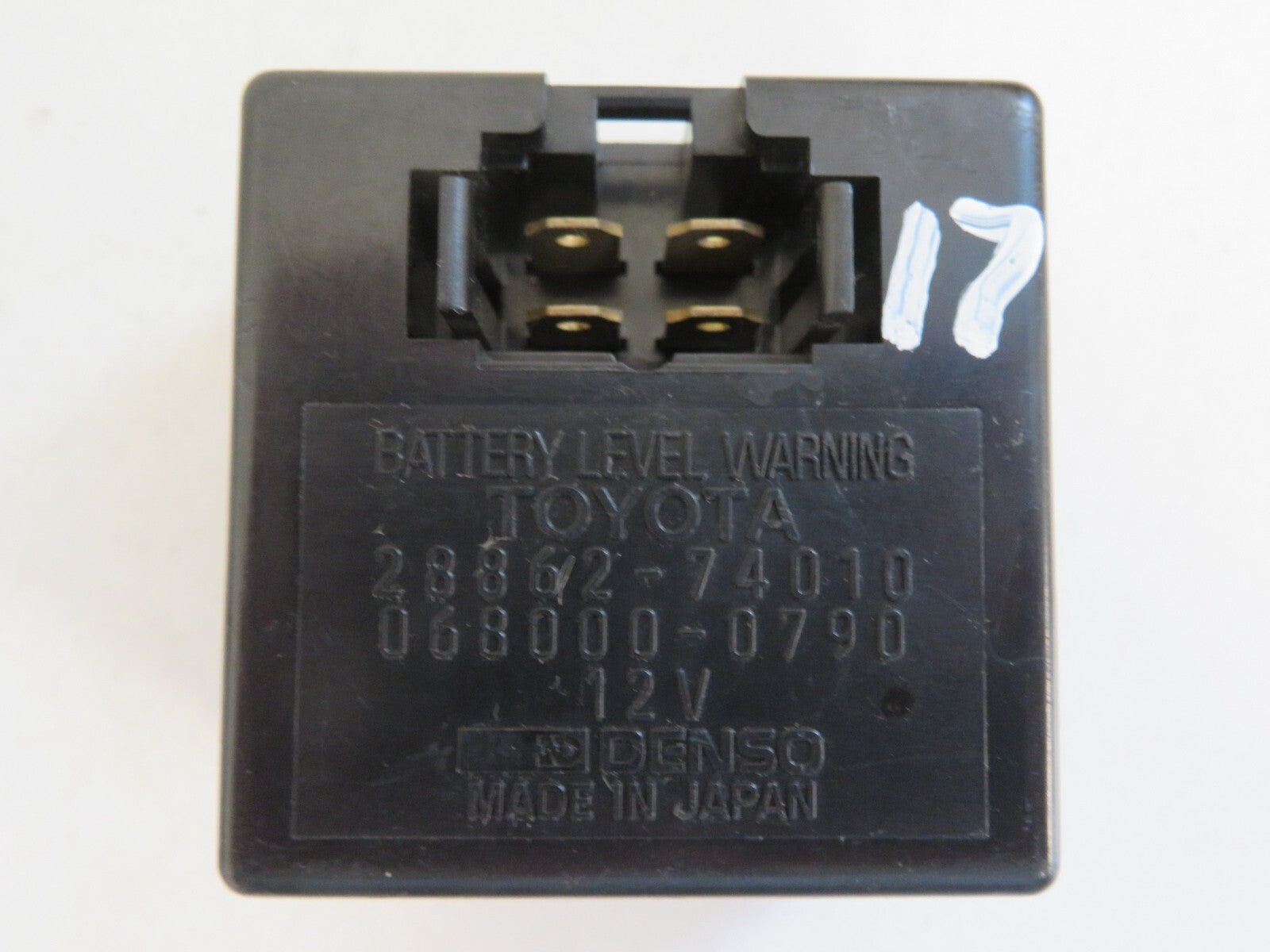 TOYOTA MR2 MK2 SW20 BATTERY LEVEL WARNING RELAY 28862-74010 AM1206-17