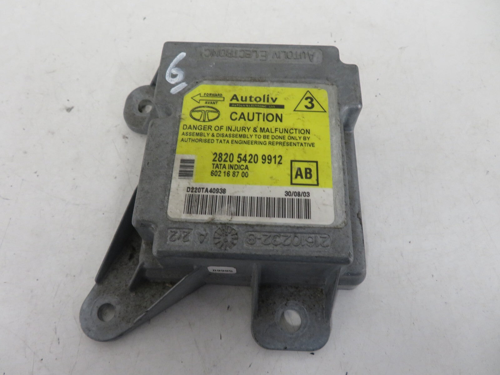 ROVER CITY ROVER AIR BAG ECU MODULE 282054209912 2003-2005 MISC1616-6