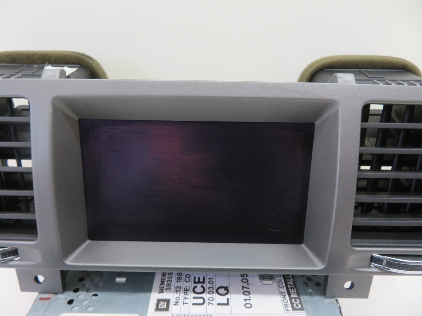 VAUXHALL VECTRA C HEAD UNIT WITH DISPLAY 13188477 24461297 2002-2008 KF55-3