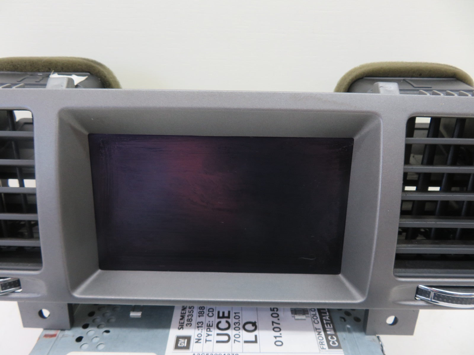 VAUXHALL VECTRA C HEAD UNIT WITH DISPLAY 13188477 24461297 2002-2008 KF55-3