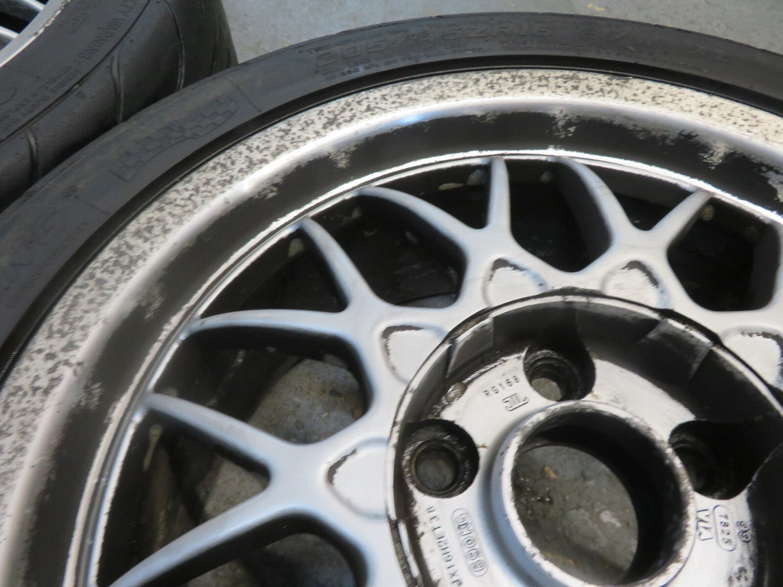 STAGGERED FITMENT 16" BBS ALLOY WHEELS X4 PCD 5 X 114.3 8J REAR 7J FRONT