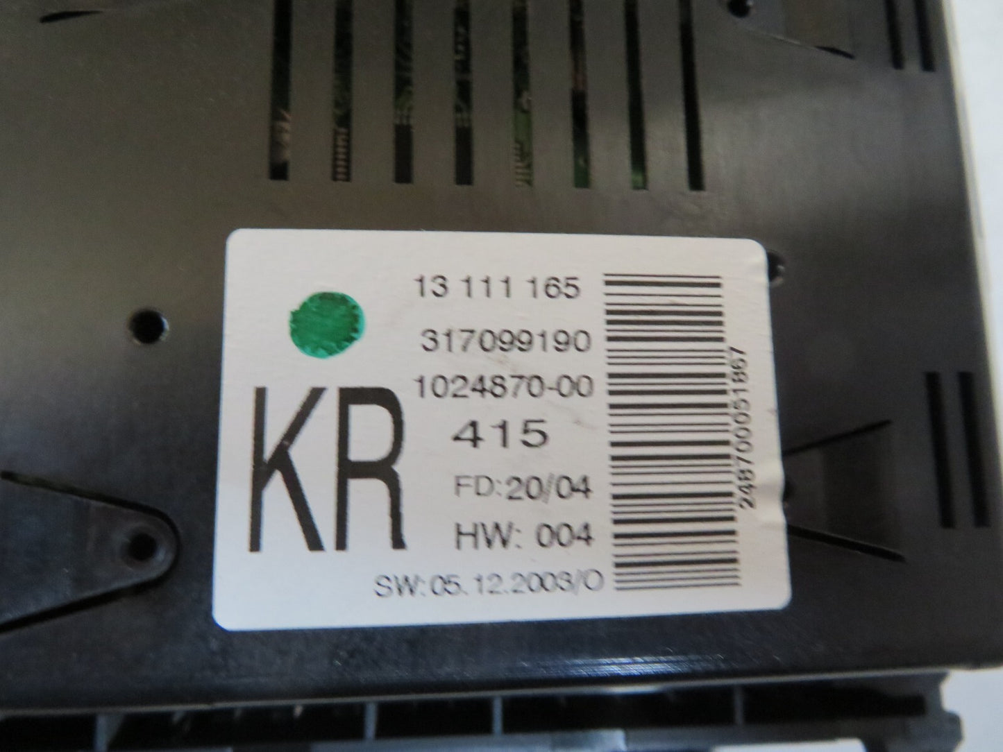 VAUXHALL ASTRA H RADIO CD HEAD UNIT 13154305 2001-2014 MIX1500-9