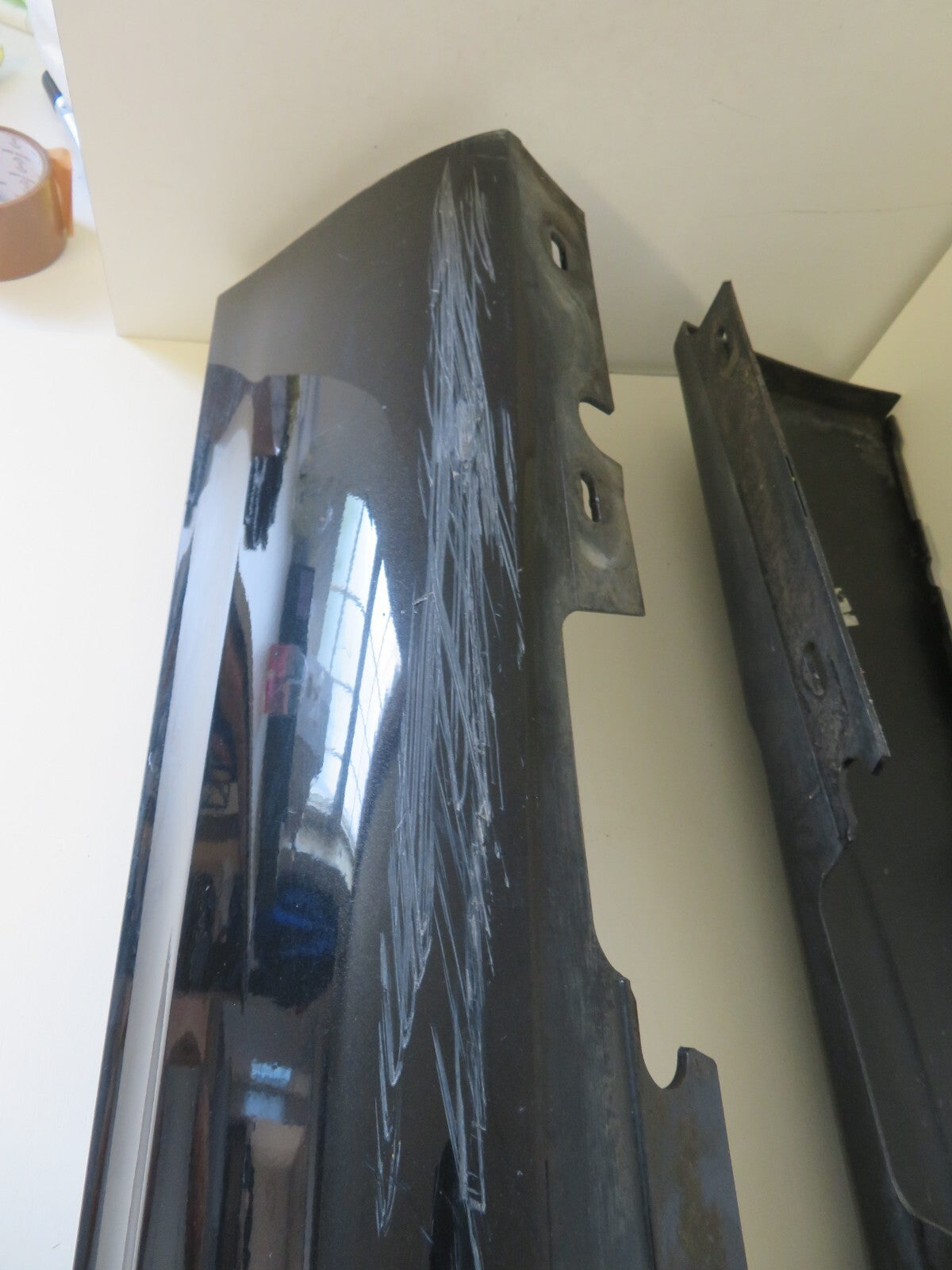 BMW 1 SERIES E82 E88 M SPORT SIDE SKIRTS PAIR BLACK 2005-2011 (SEE PHOTOS)