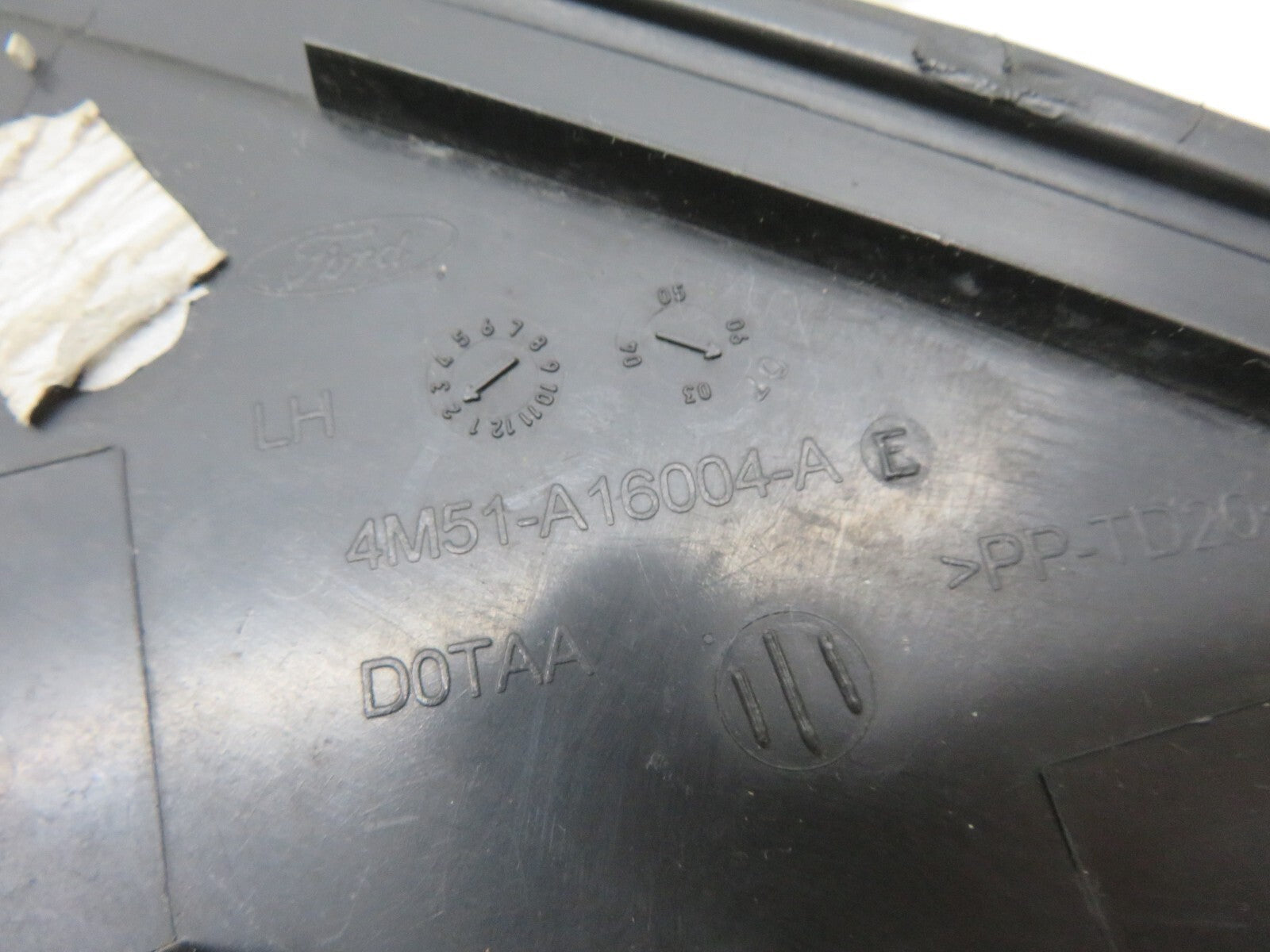 FORD FOCUS ST225 NS PASSENGER DOOR MIRROR TRIM 4M51-A16004-AD 2005-2010 #1411-16