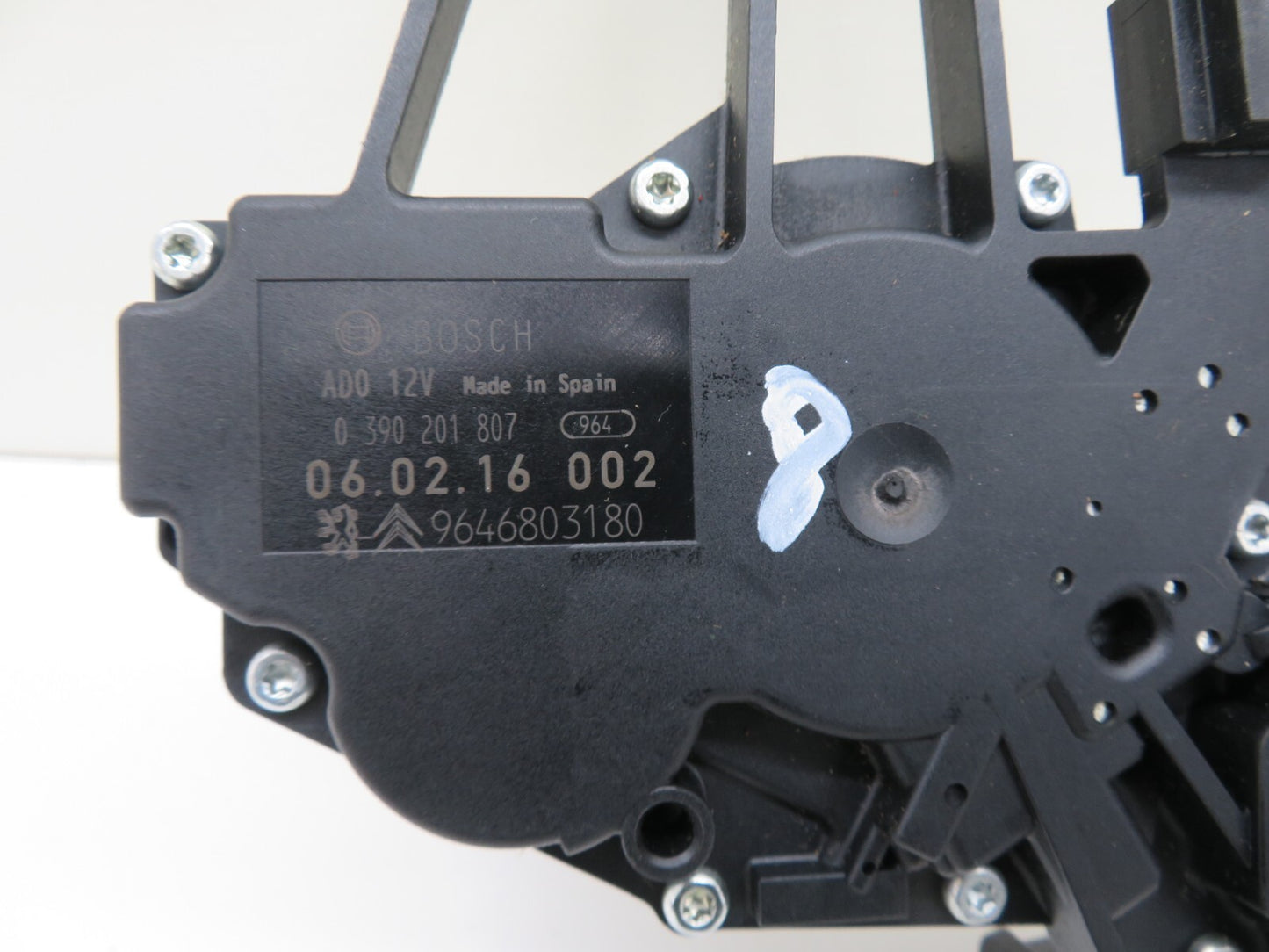 CITROEN C4 REAR WIPER MOTOR 9646803180 2004-2010 WV06-8