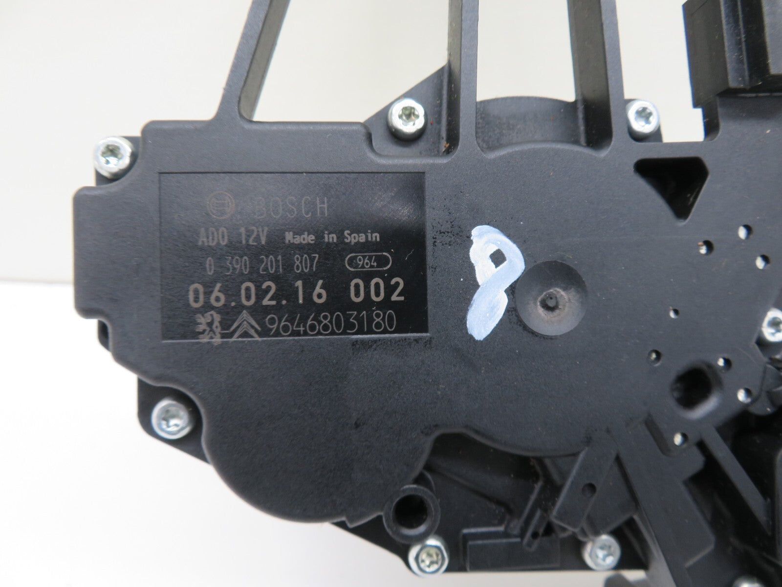 CITROEN C4 REAR WIPER MOTOR 9646803180 2004-2010 WV06-8