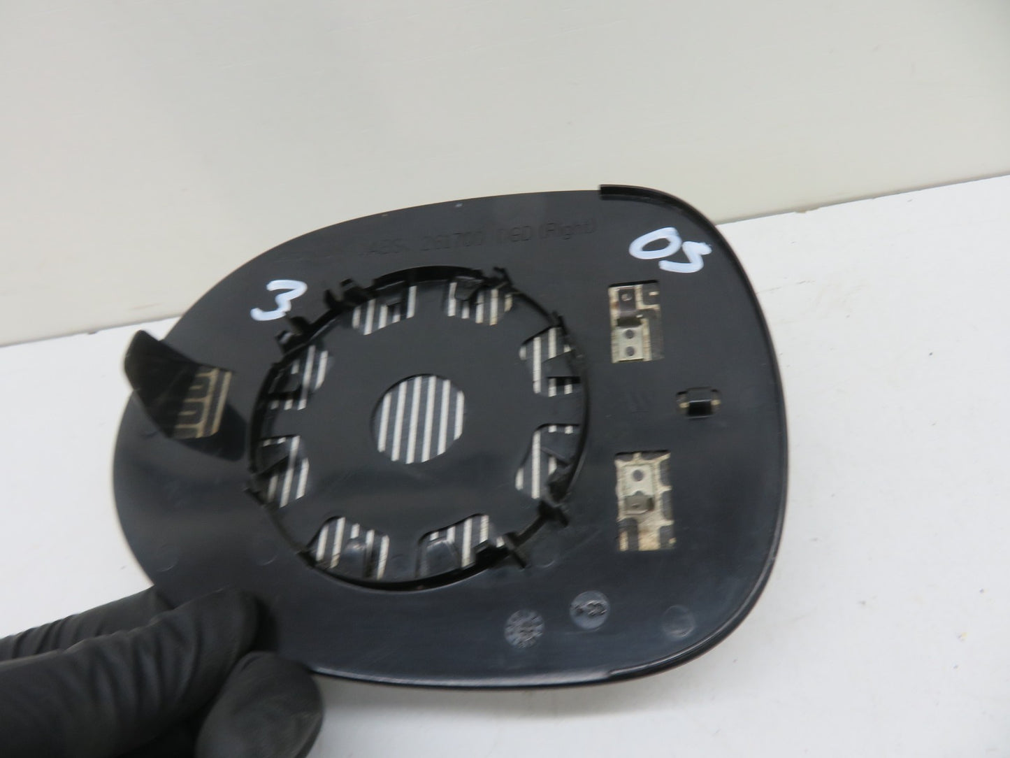 HONDA CIVIC MK8 OS DRIVER DOOR WING MIRROR GLASS 2006-2011 1549-3