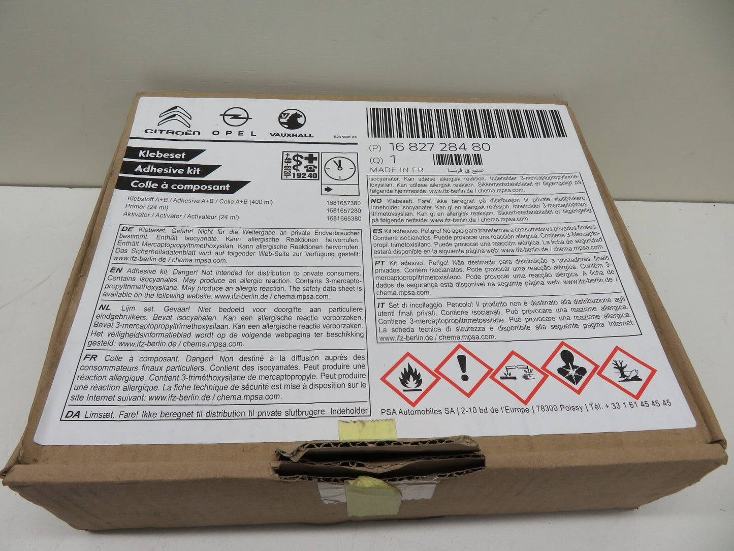 PEUGEOT BONDING KIT 1682728480 O2X