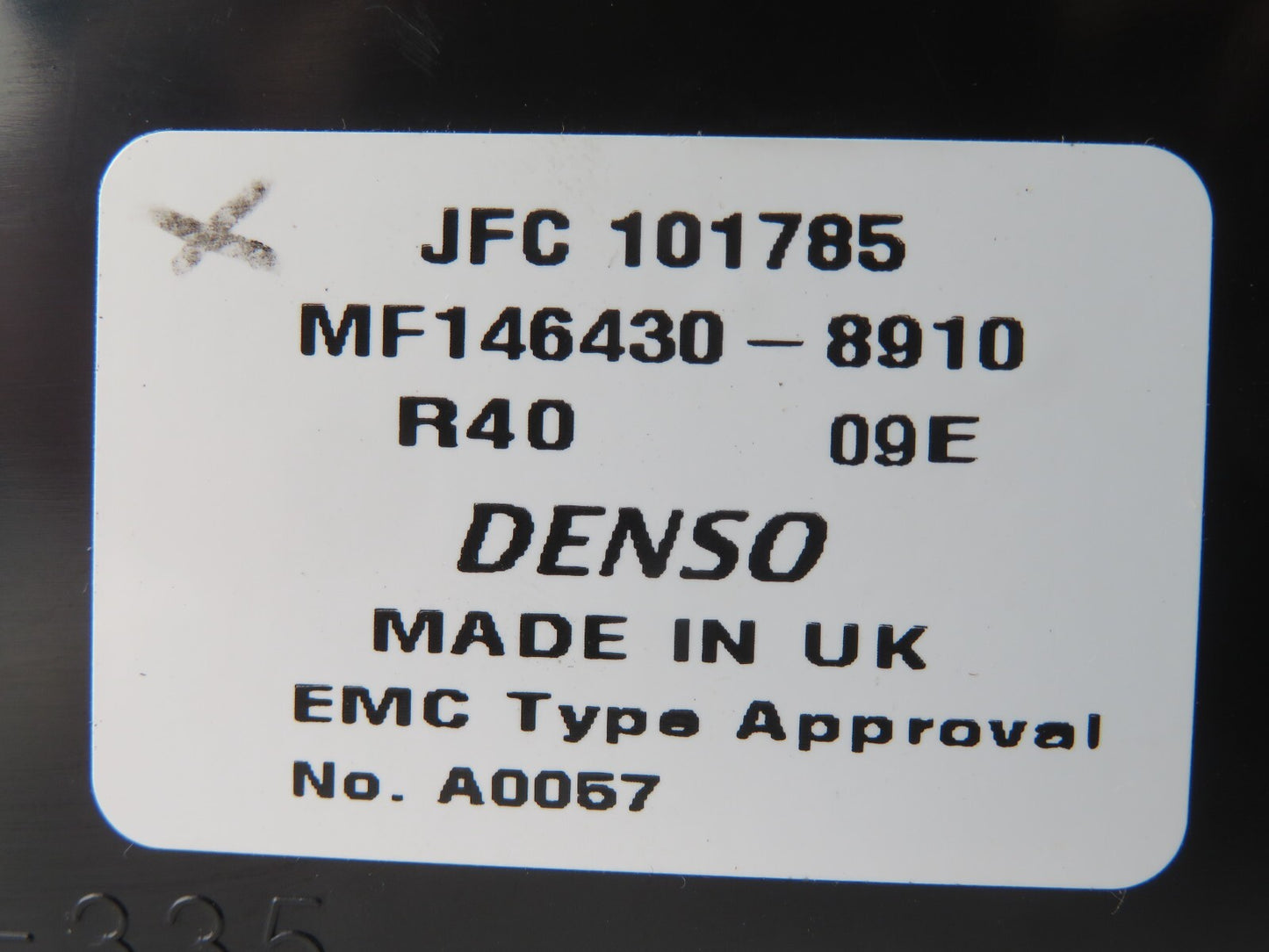 ROVER 75 HEATER CLIMATE CONTROLS JFC101785 1999-2005 A1122-3