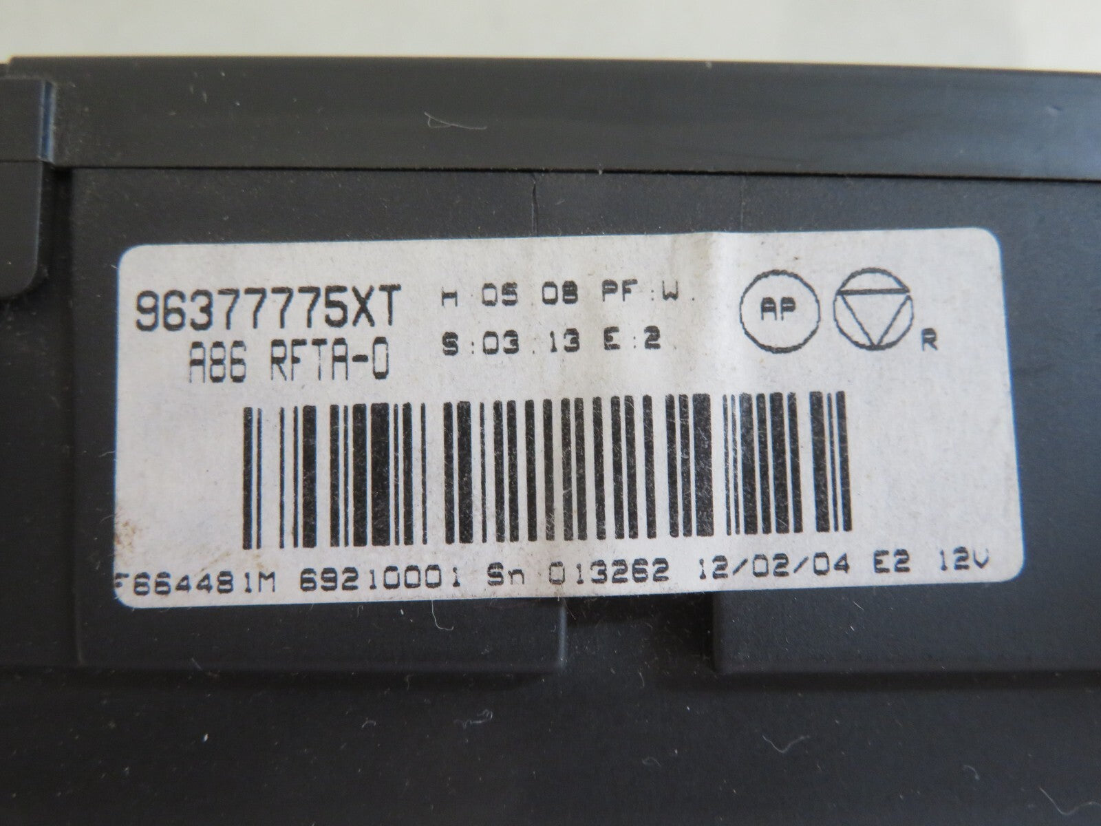 CITROEN C3 PLURIEL HEATER CLIMATE CONTROLS 96377775XT 2003-2010 MIXAM1115-7