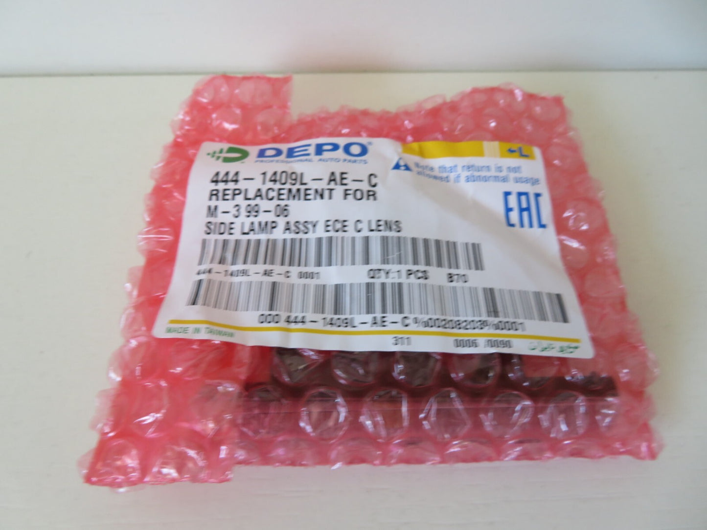 NS PASSENGER SIDE INDICATOR LIGHT FOR BMW 7 SERIES E38 444-1409L-AE-C 1994-2001