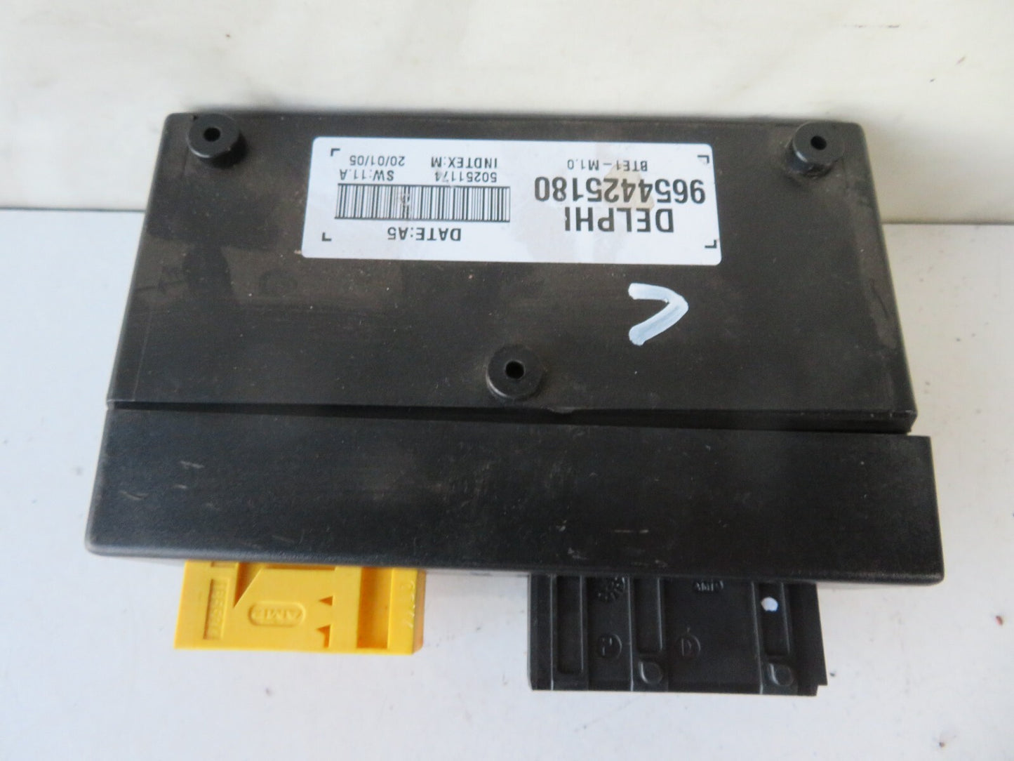 PEUGEOT 307CC ROOF CONTROL ECU 9654425180 2003-2008 MIX1605-7