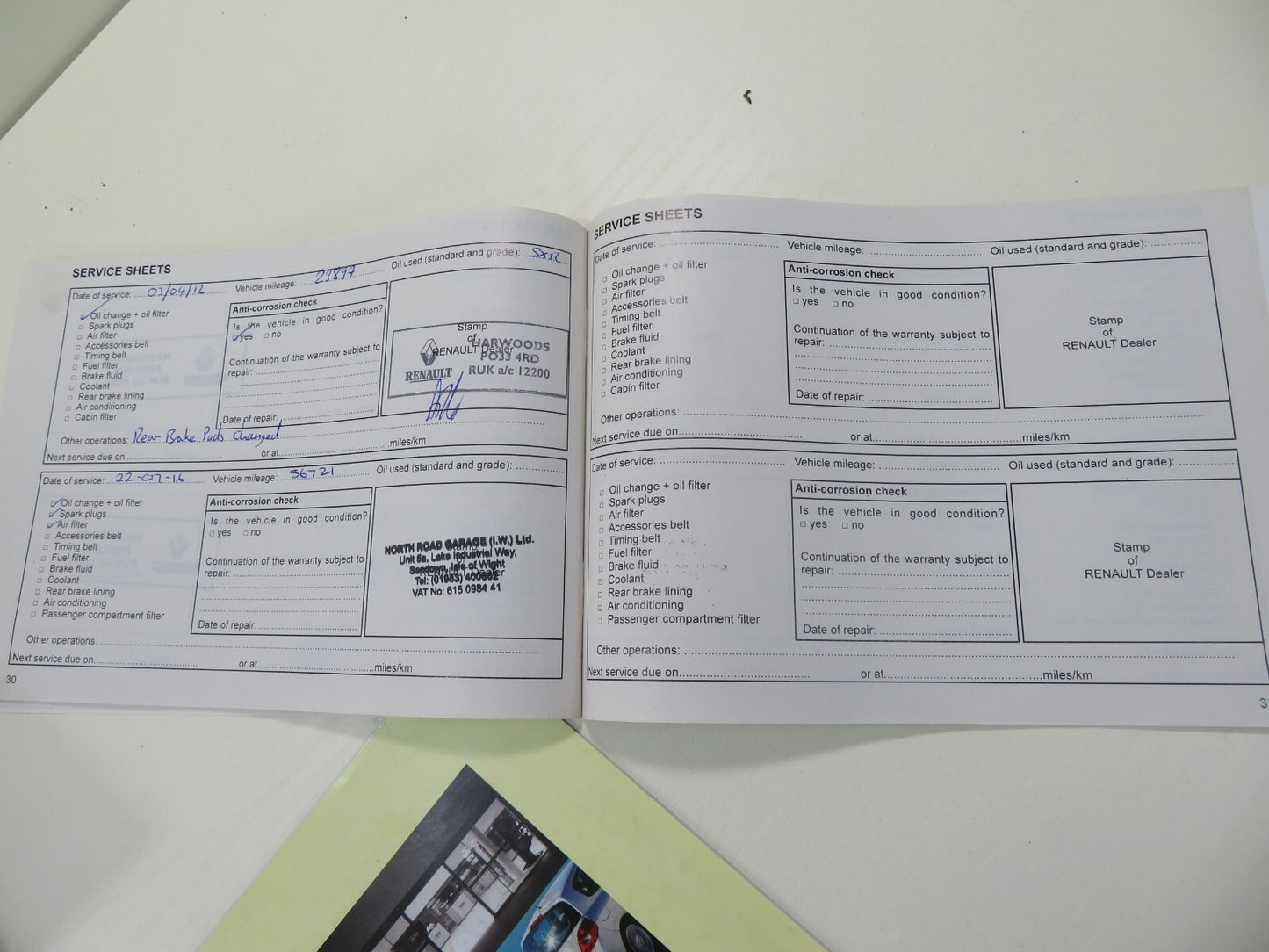 RENAULT SCENIC OWNERS MANUAL WITH FOLDER 2006-2009 1559-28