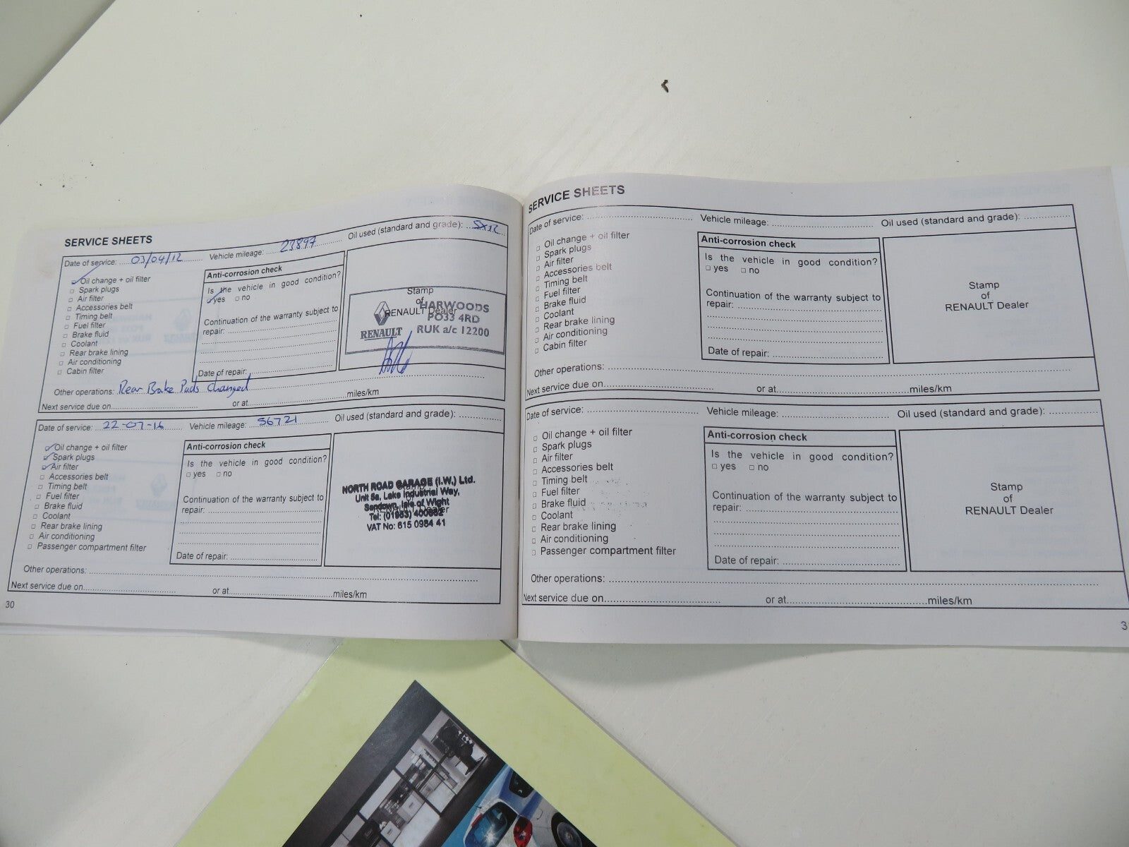 RENAULT SCENIC OWNERS MANUAL WITH FOLDER 2006-2009 1559-28