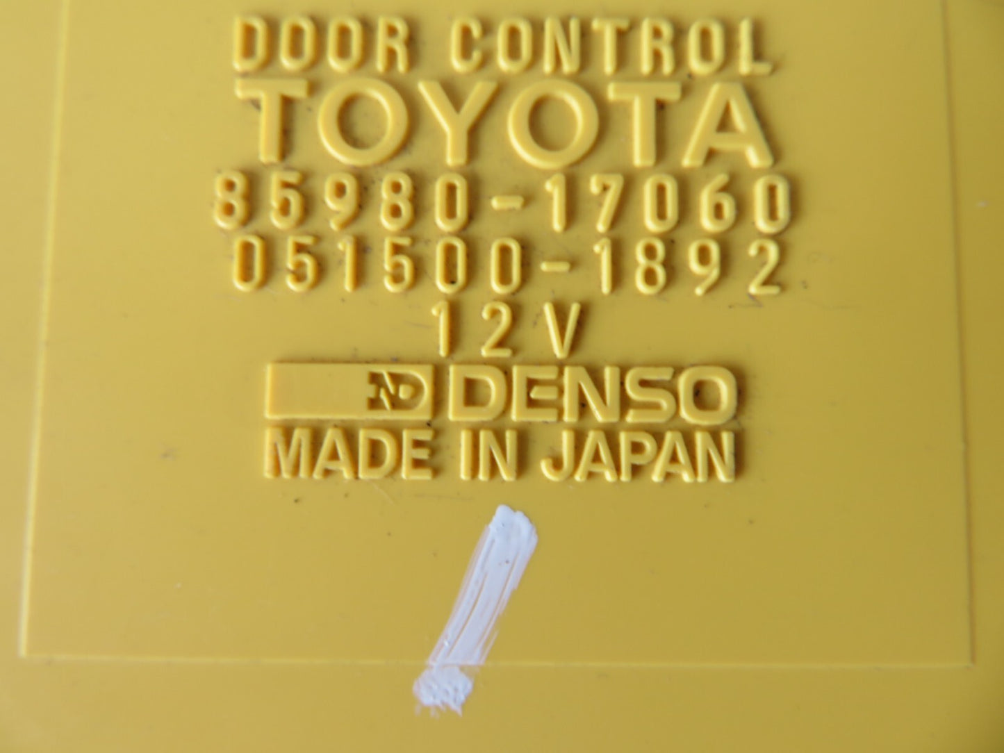 TOYOTA MR2 MK2 SW20 DOOR CONTROL 85980-17060 1990-2000 AS4 SA-1
