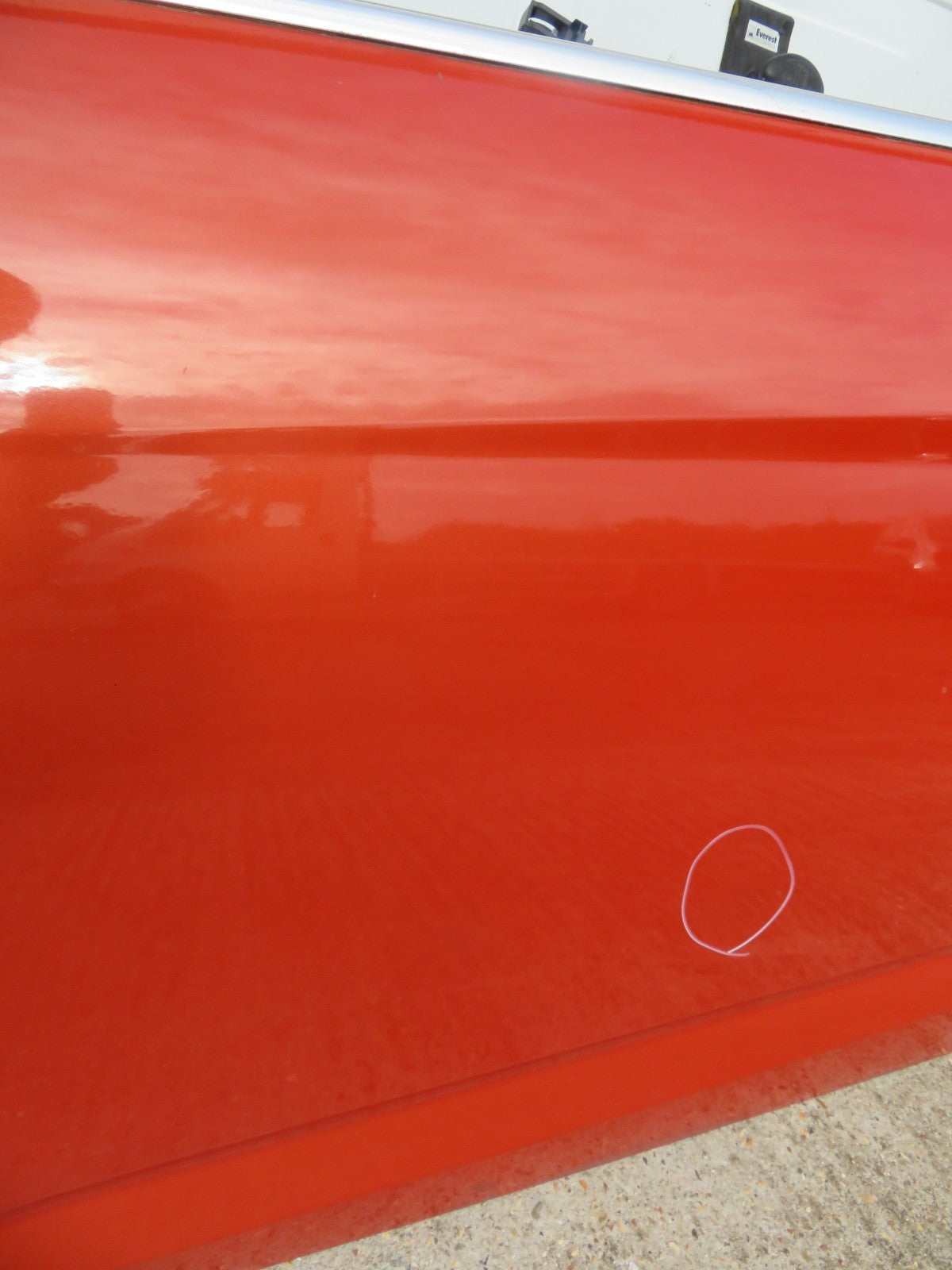 FORD CMAX C MAX NSF PASSSENGER FRONT DOOR IN ORANGE 2010-2015 (SEE PHOTOS)