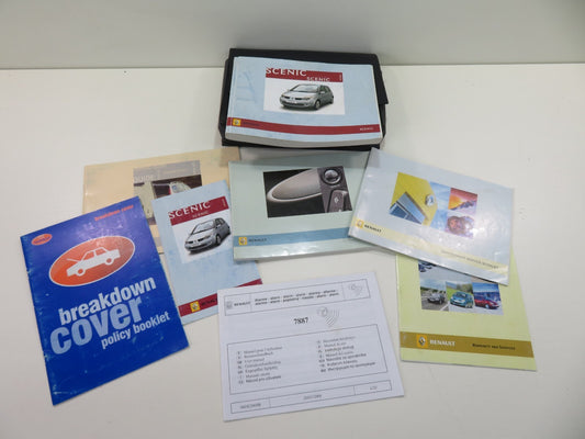 RENAULT SCENIC OWNERS MANUAL WITH FOLDER 2006-2009 1559-28
