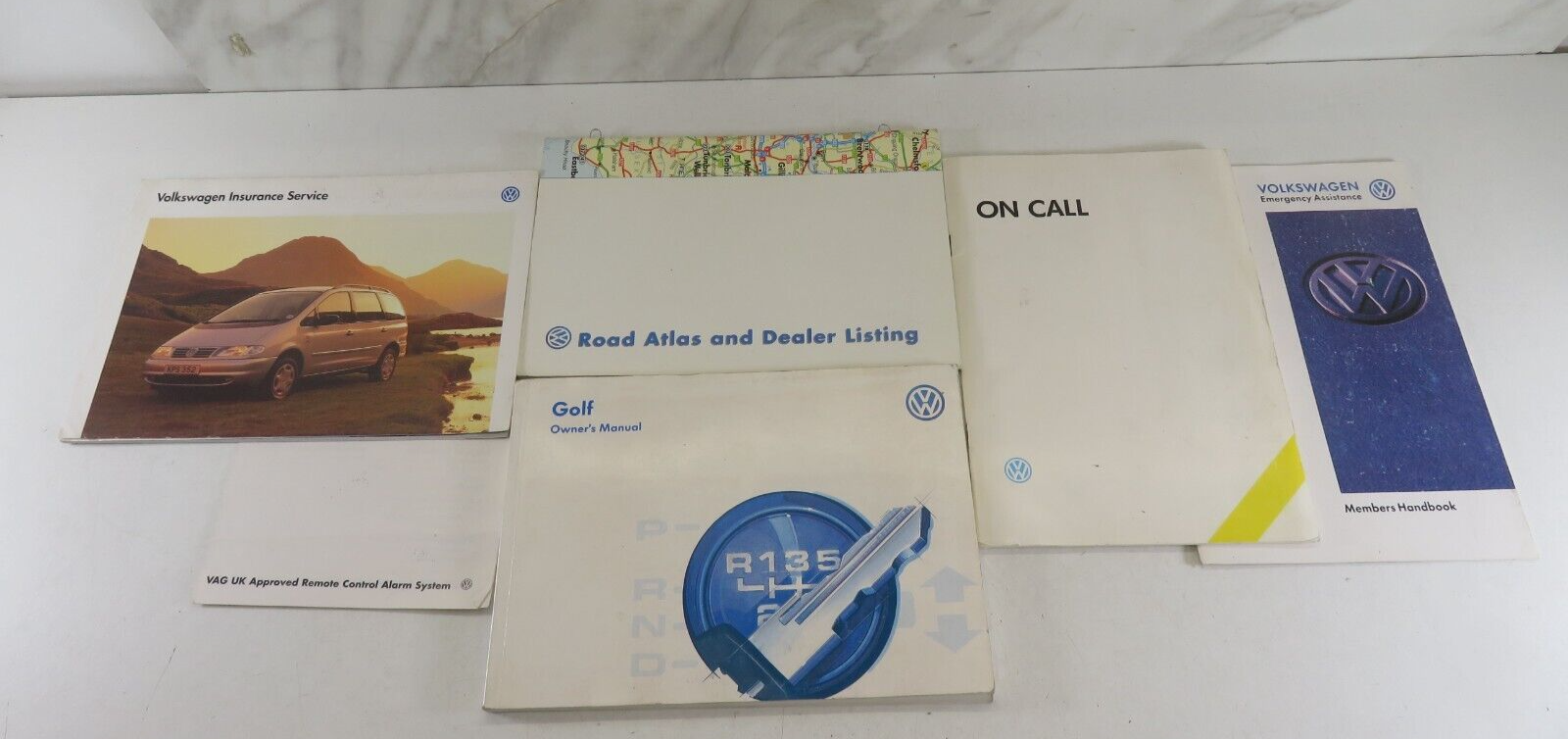 VW GOLF MK3 OWNERS MANUAL WITH FOLDER 1993-1997 VWMIX1341-13