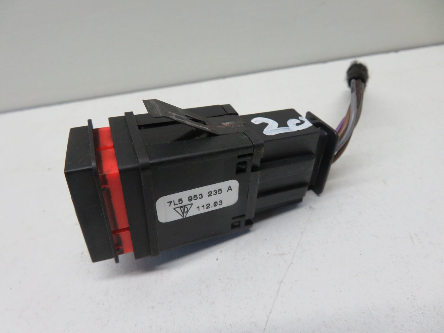 PORSCHE CAYENNE 955 HAZARD SWITCH 7L5953235A 2003-2006 1721-20