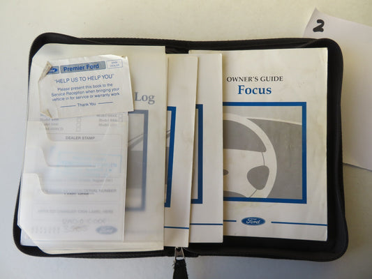 FORD FOCUS MK1 OWNERS MANUAL WITH FOLDER 1998-2001 MIX1243-2