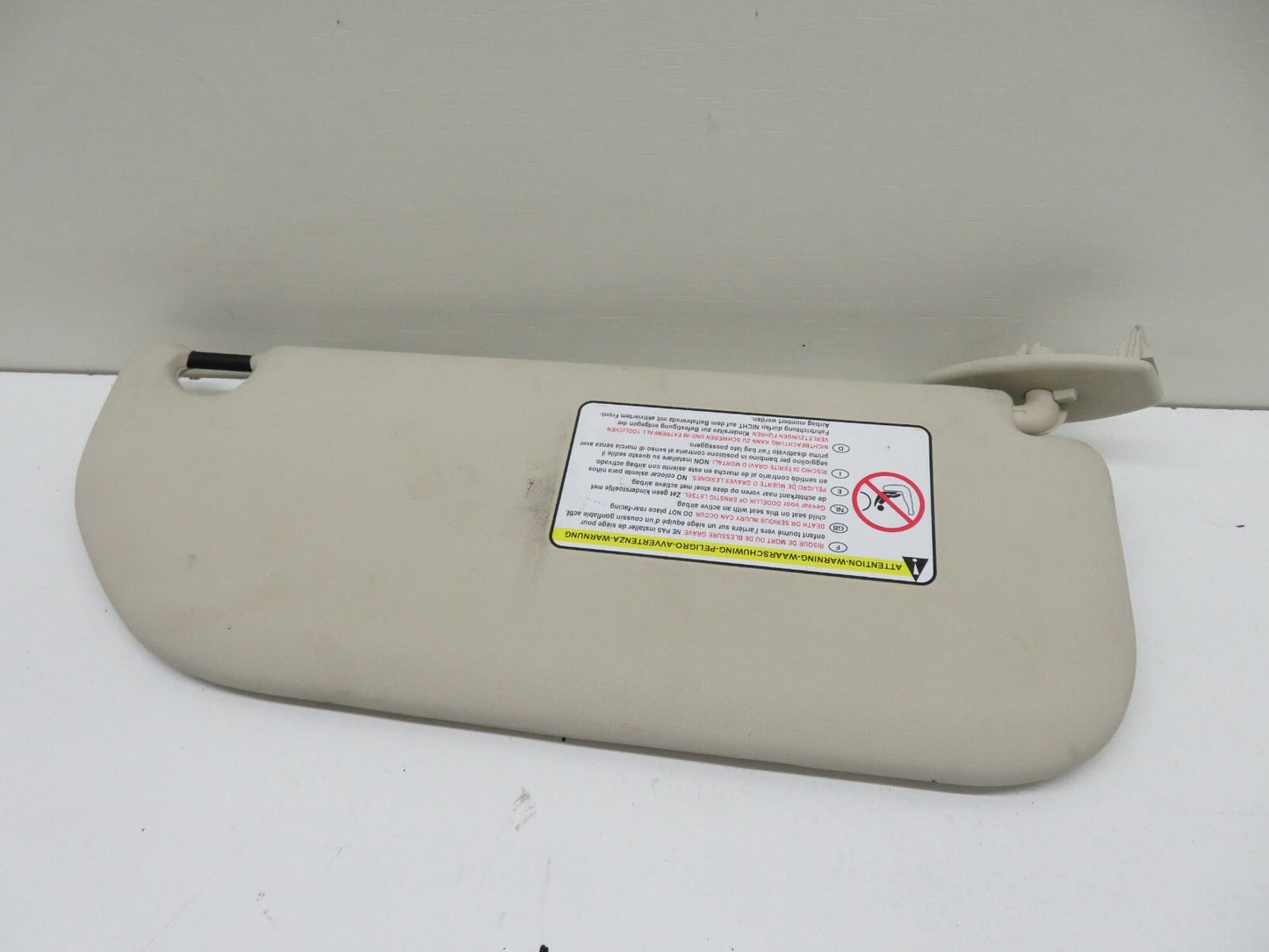 CITROEN C4 NS PASSENGER SIDE SUN VISOR 2004-2010 WV06-11