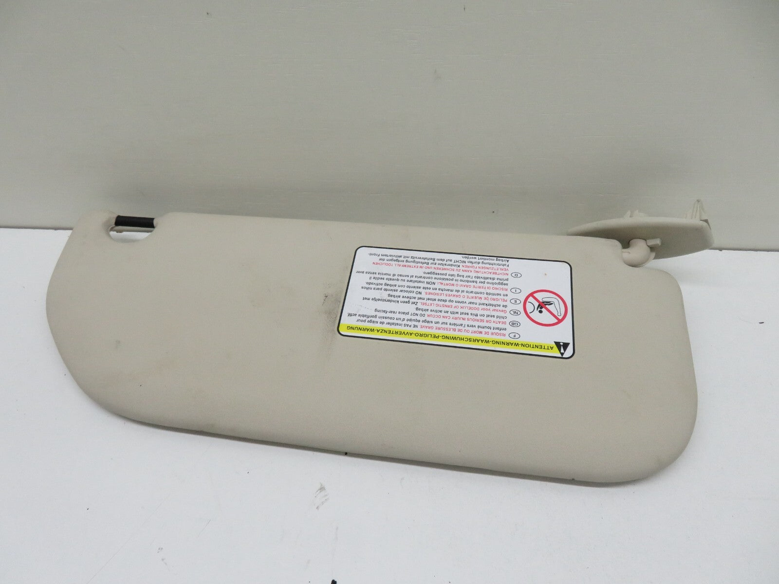 CITROEN C4 NS PASSENGER SIDE SUN VISOR 2004-2010 WV06-11
