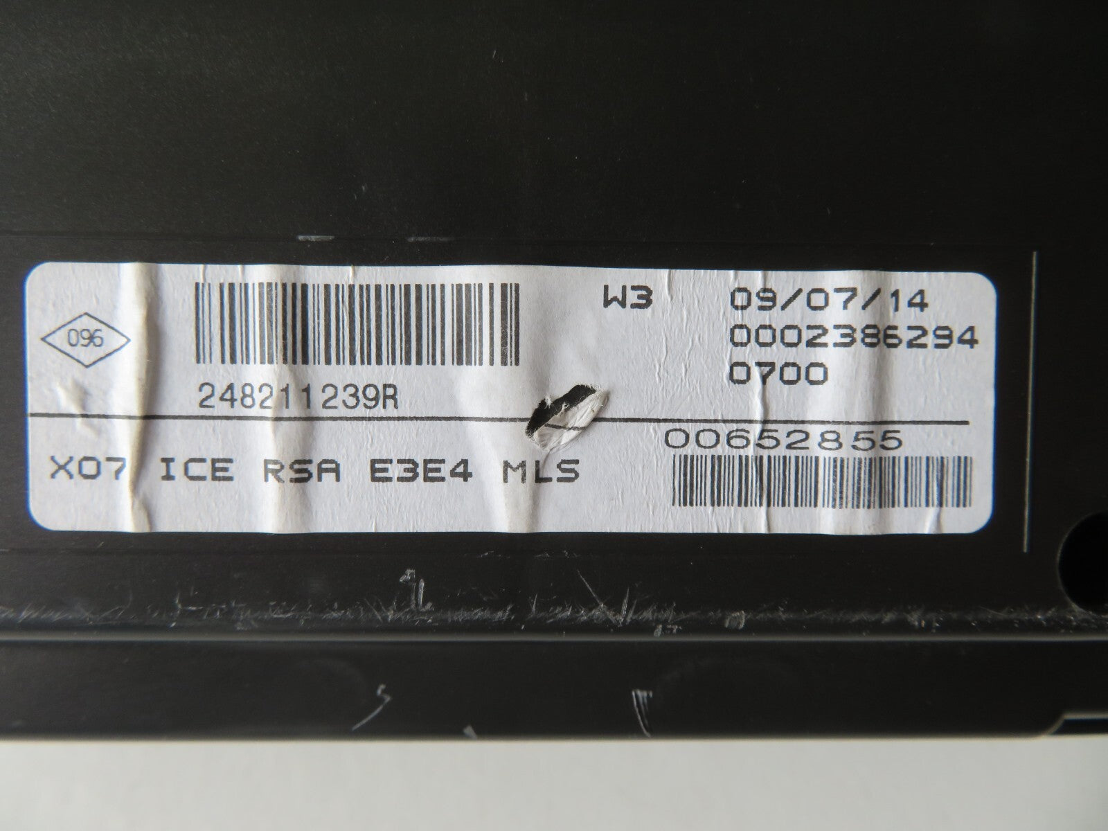 RENAULT TWINGO INSTRUMENT SPEEDO CLUSTER 248211239R 2014-2017 AMS1558