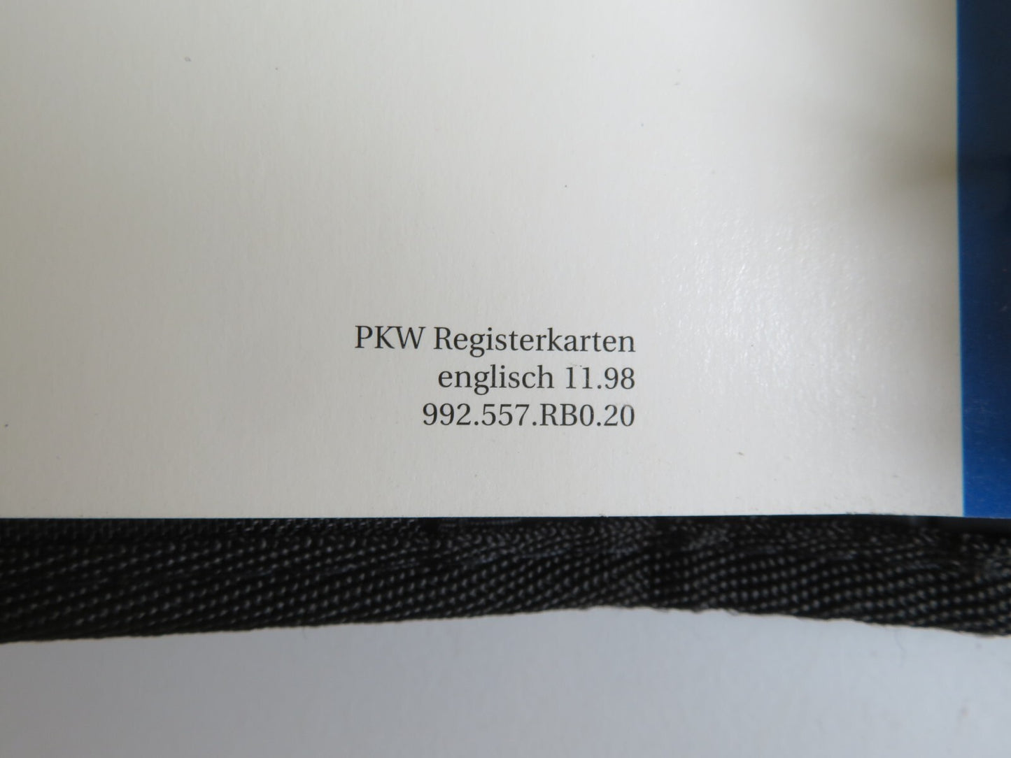 VOLKSWAGEN VW GOLF YOUR VEHICLE WALLET 1998-2004 HM4-11